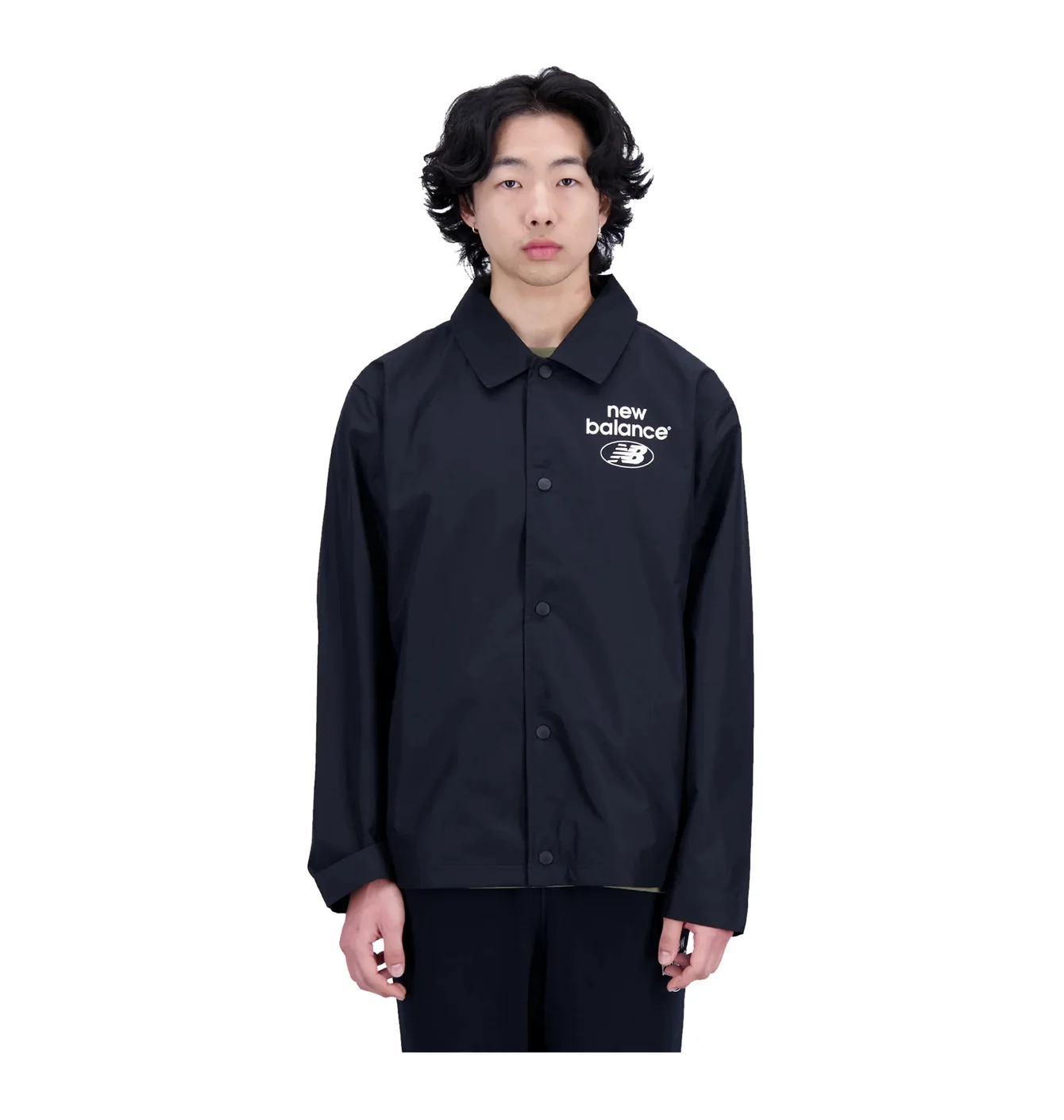 New Balance NB Essentials Coaches Jacket Black