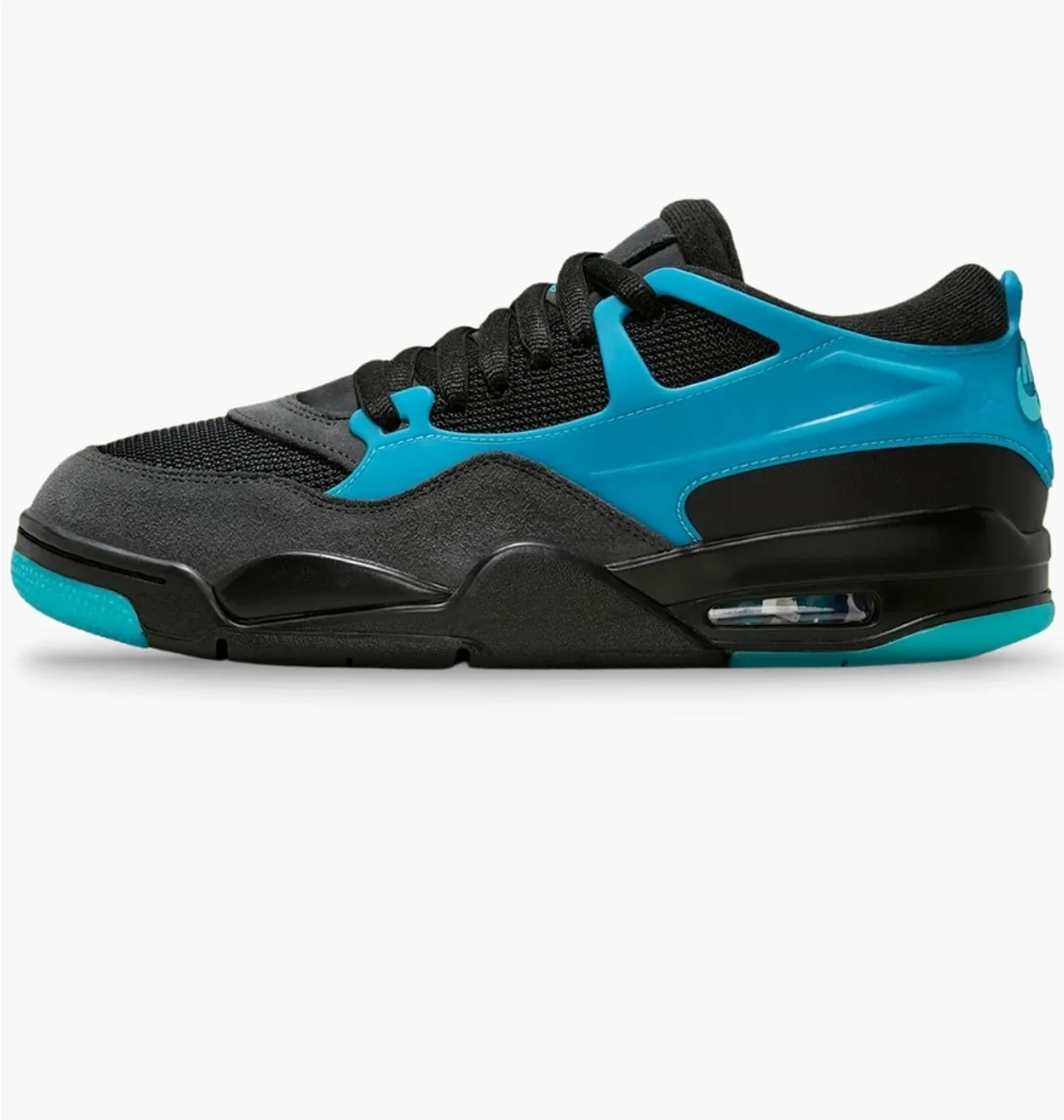 Jordan 4 RM Black/Gamma Blue