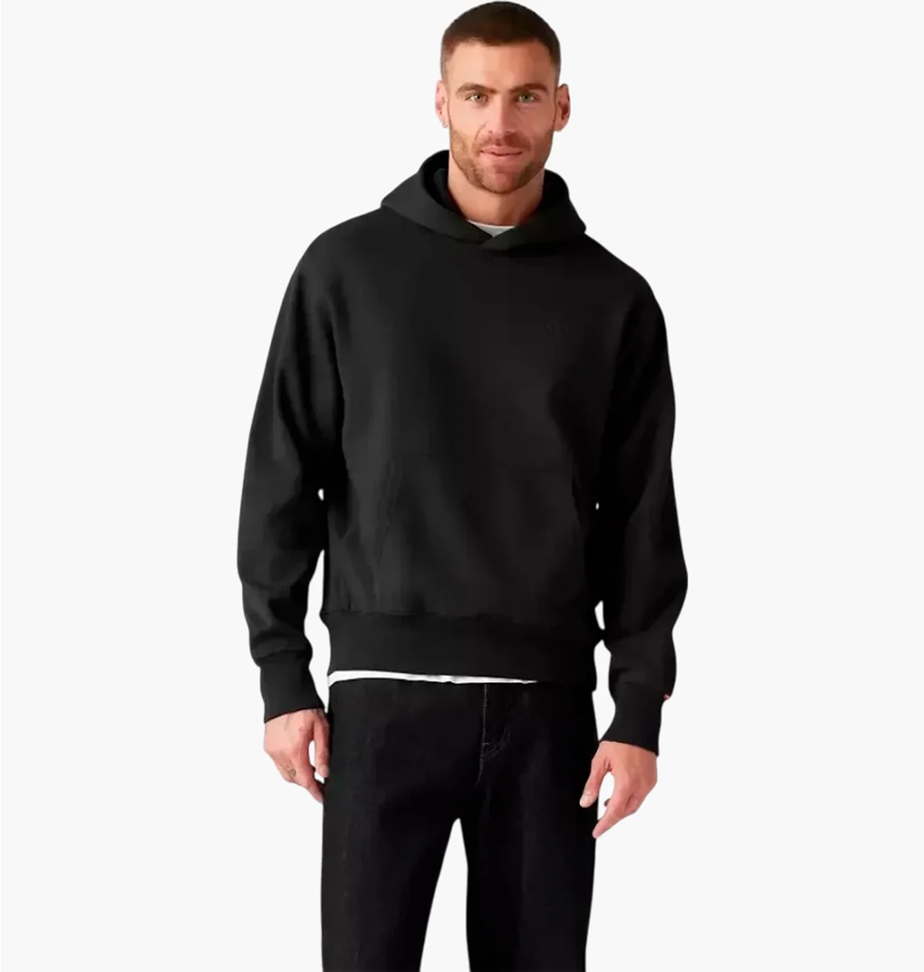 Худі чоловіче Levis Authentic Garment Dye Black A84350019