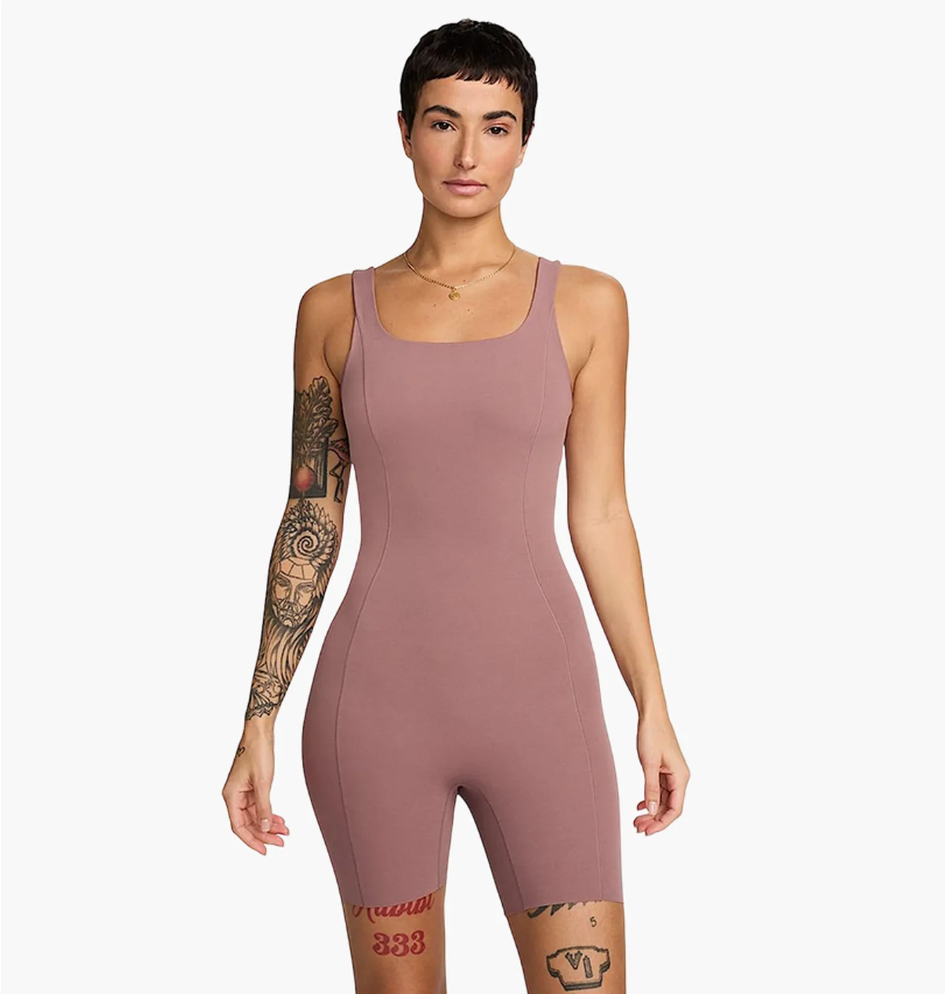 NIKE ZENVY DI FIT SHORT BODYSUIT