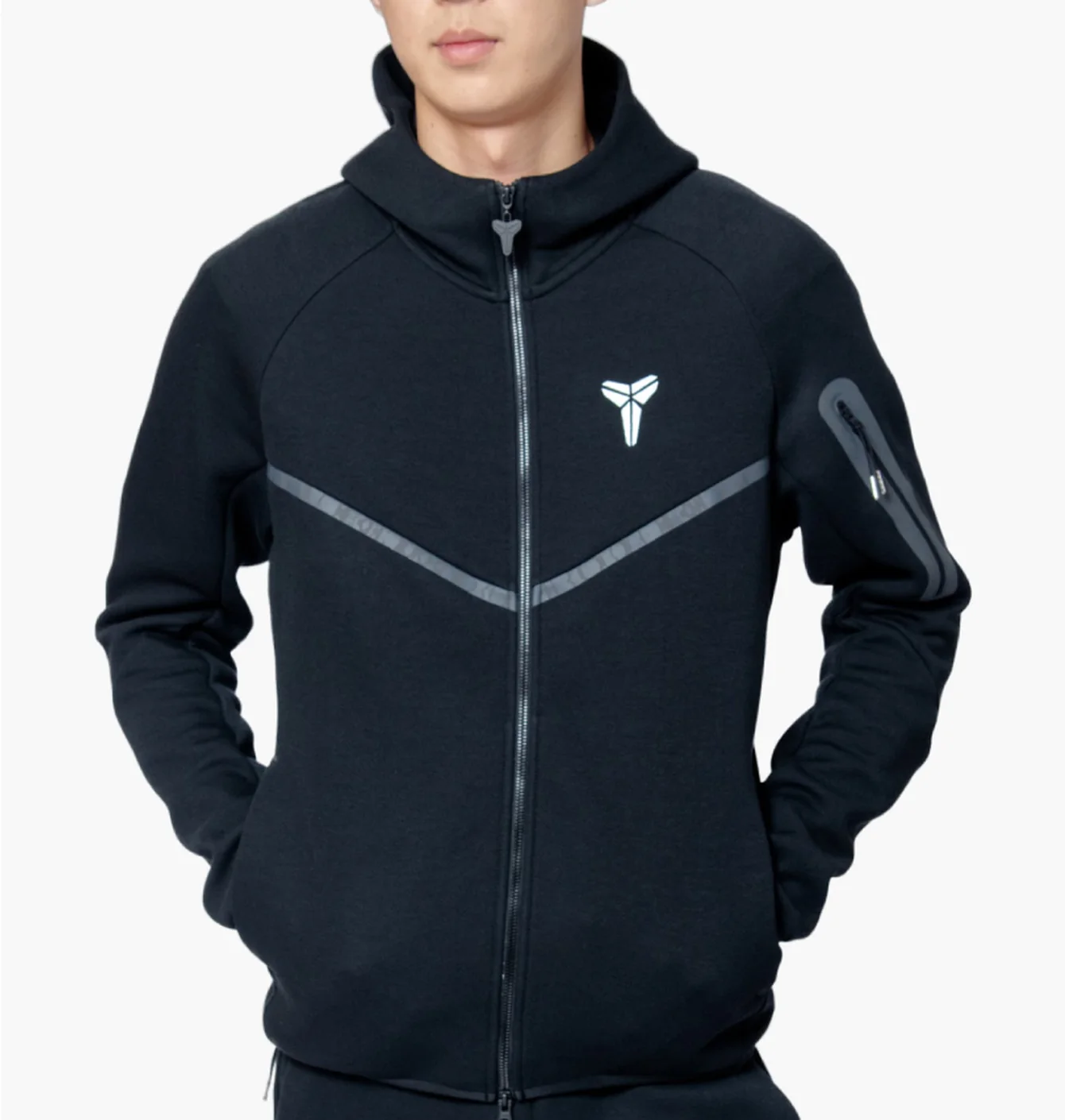 Зіп Худі Nike Tech Fleece Kobe (чорне)