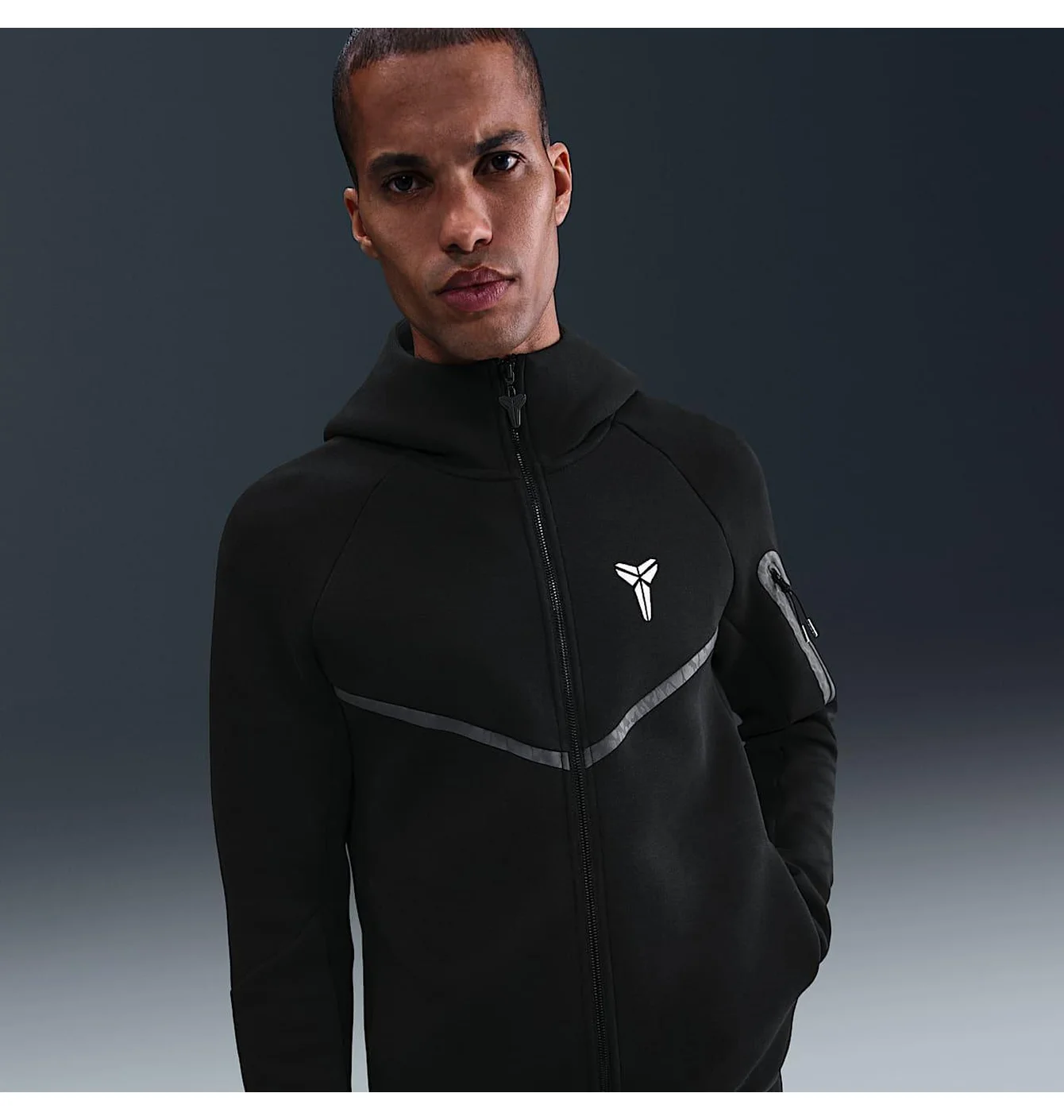 Зіп Худі Nike Tech Fleece Kobe (чорне)