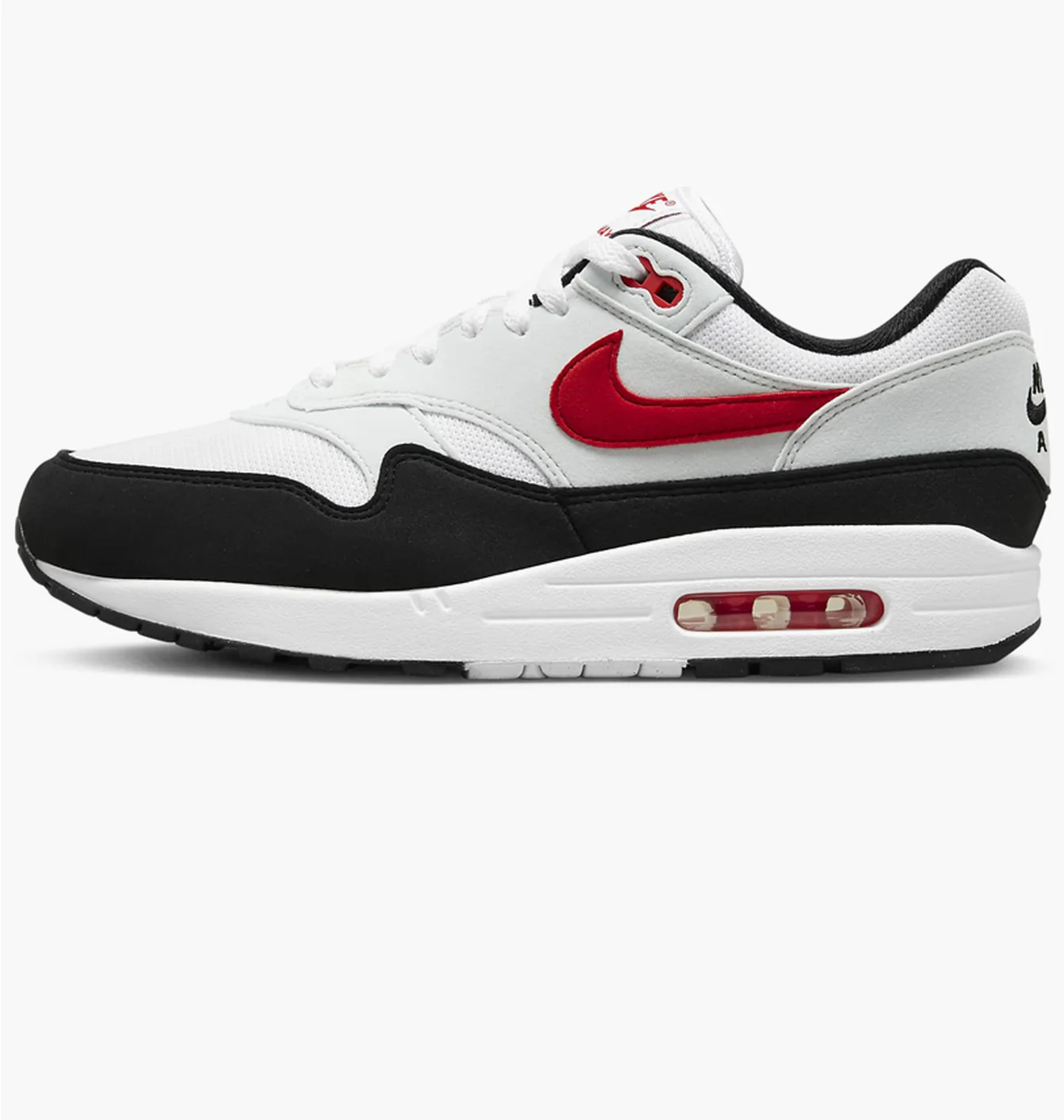 Кросівки Nike Air Max 1 "White / Pure Platinum / Black / University Red"