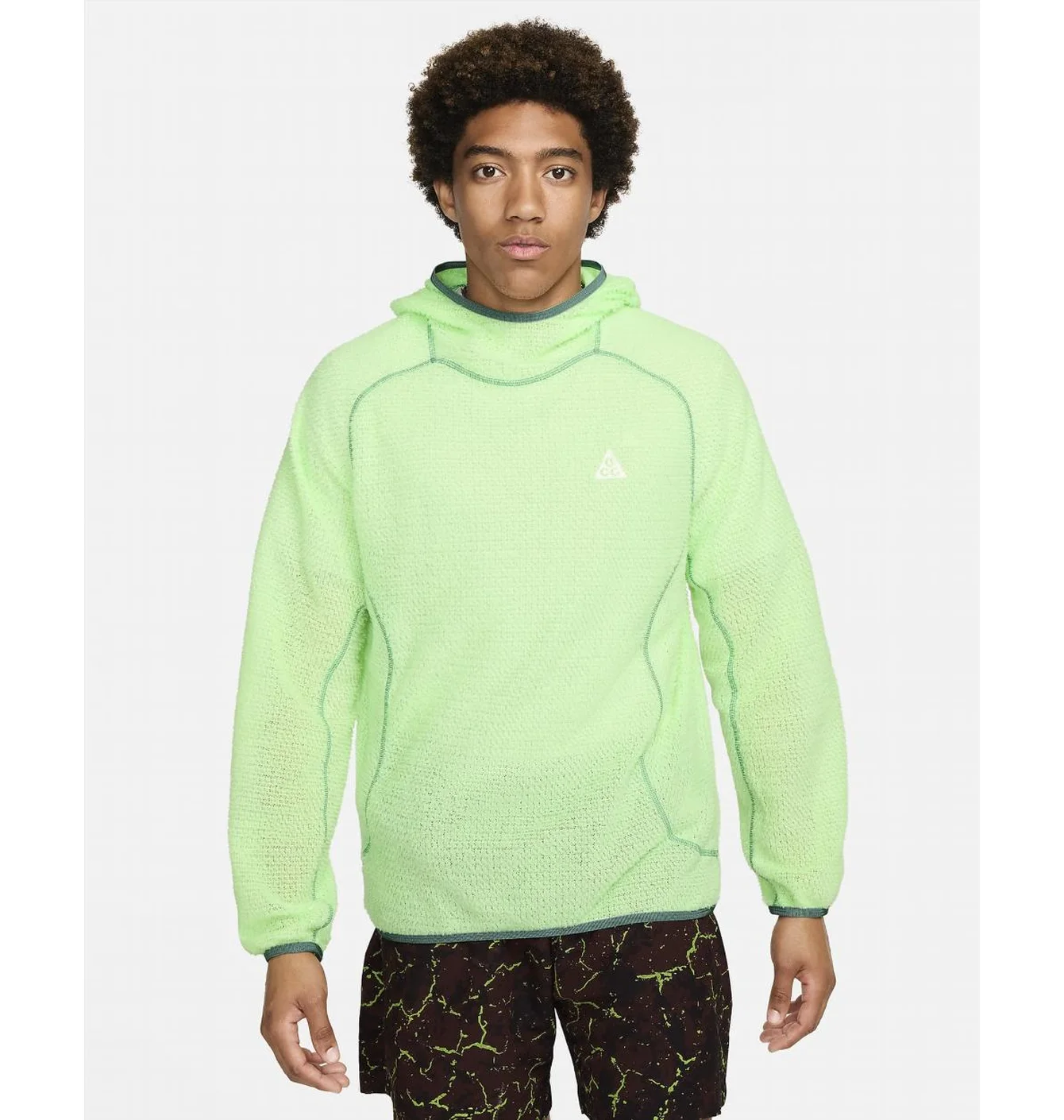 Худі чоловіче Nike Acg Wolf Lichen Mid-Layer Top Green DV9426-376