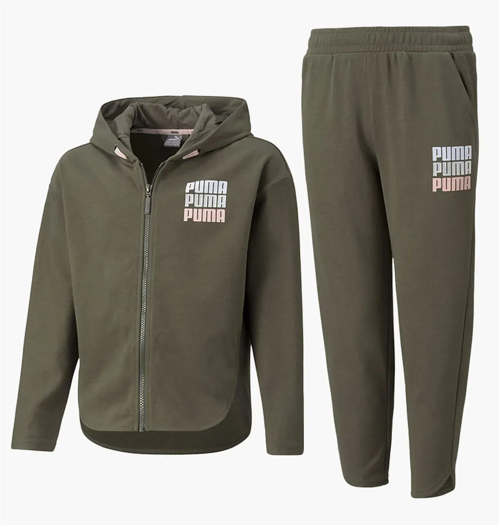 Спортивний костюм дитячий Puma Alpha Olive (589238-44__589237-44)
