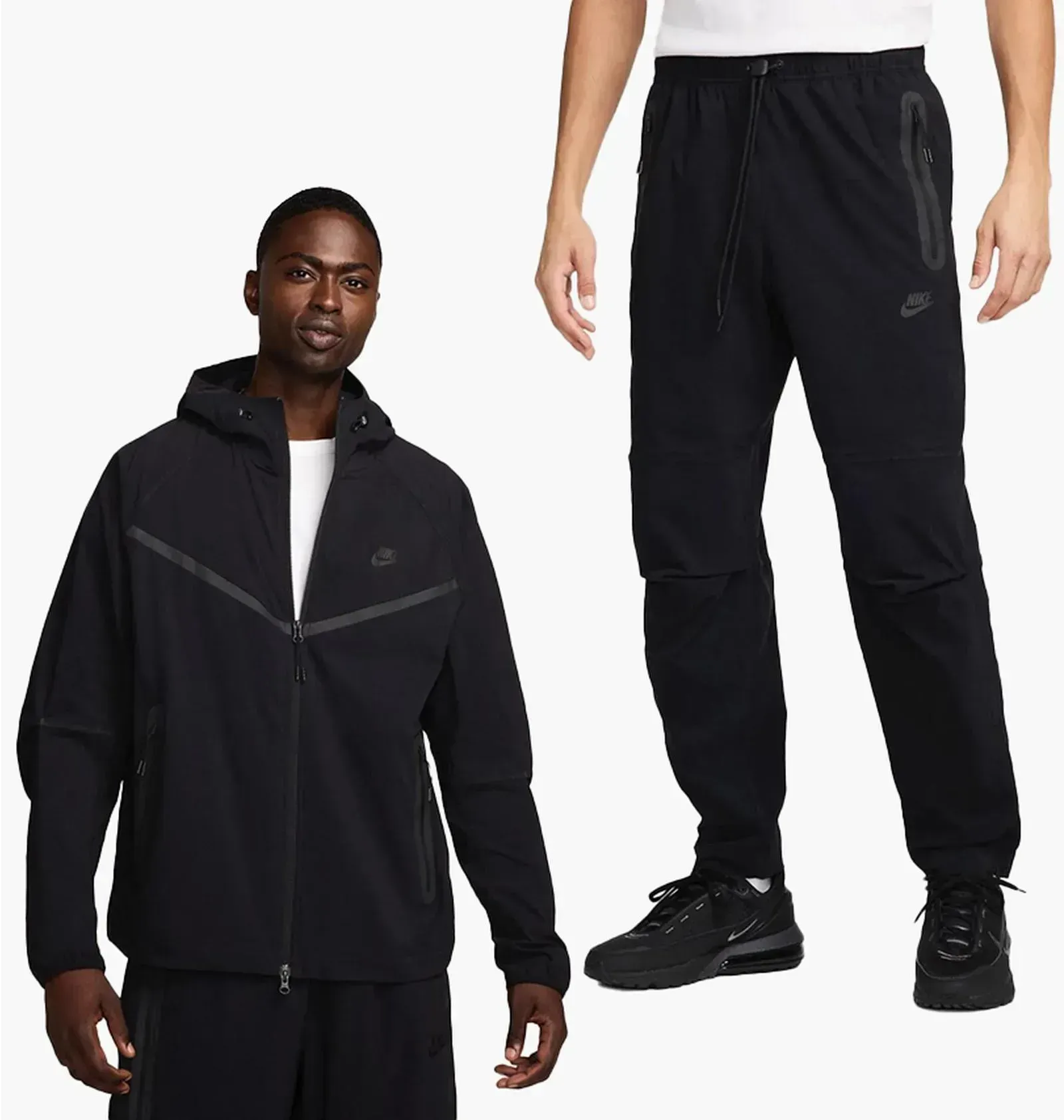 Спортивний костюм чоловічий Nike Tech Woven Black (HM7151-010__HM8241-010)
