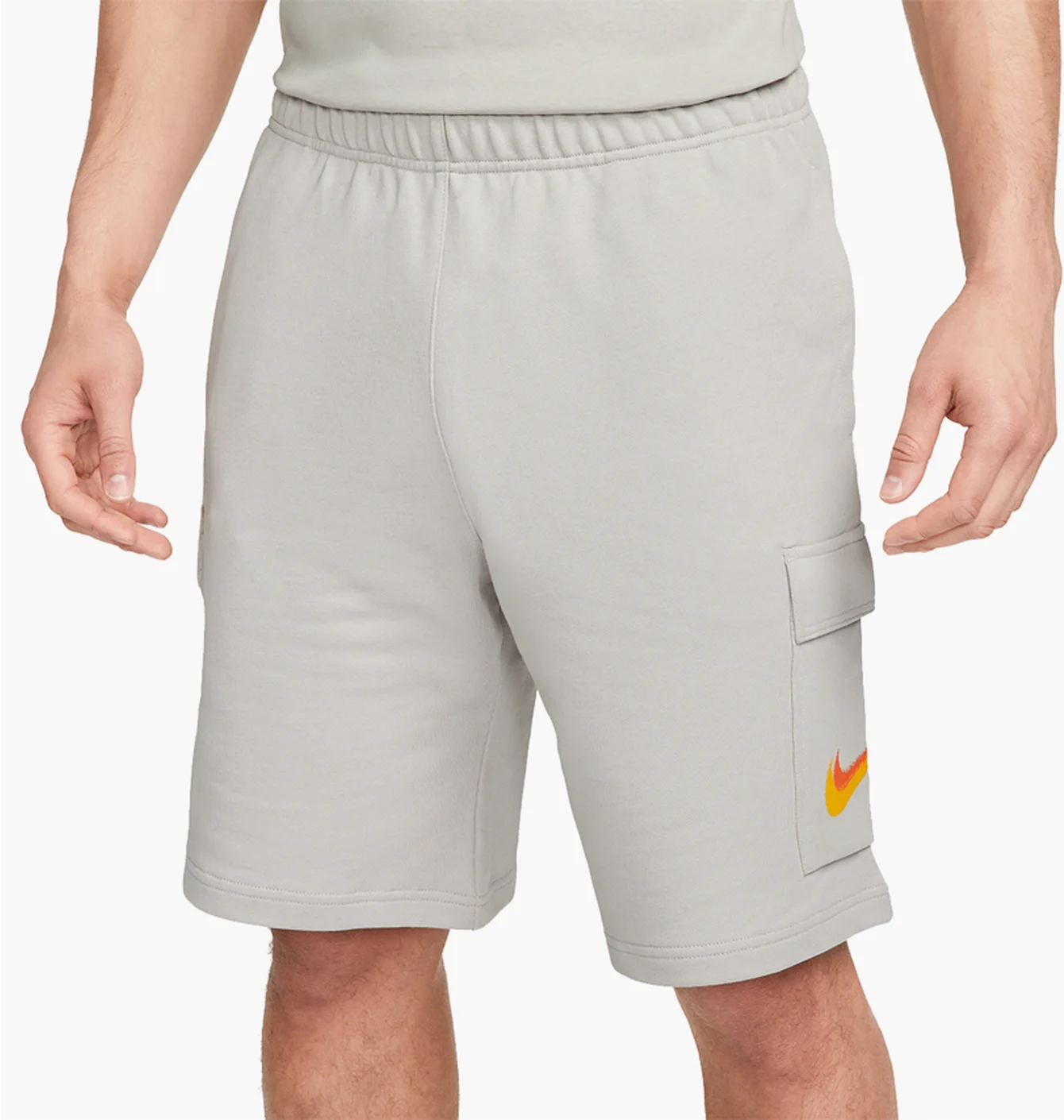 Шорти чоловічі Nike Sportswear French Terry Cargo Shorts Grey FQ7160-077