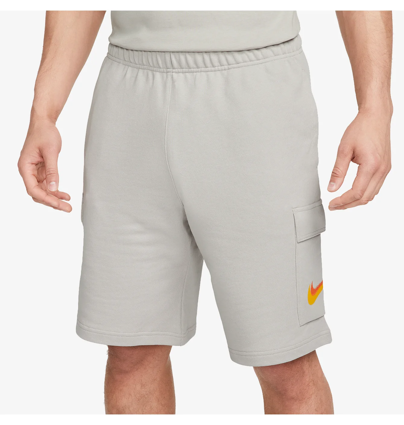 Шорти чоловічі Nike Sportswear French Terry Cargo Shorts Grey FQ7160-077