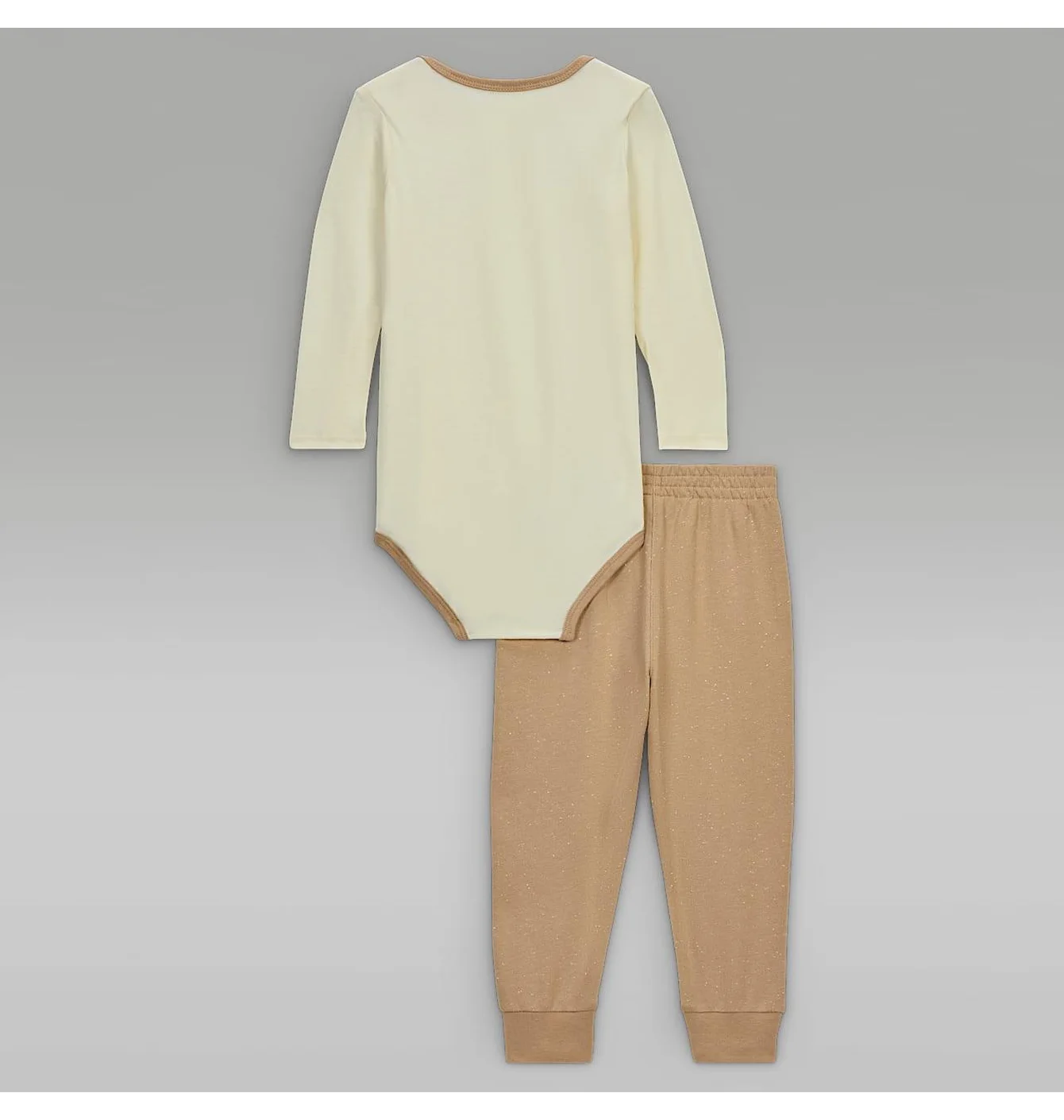 Спортивний костюм дитячий Air Jordan Rib Nep Bodysuit Set Beige/Brown 65D683-X0L