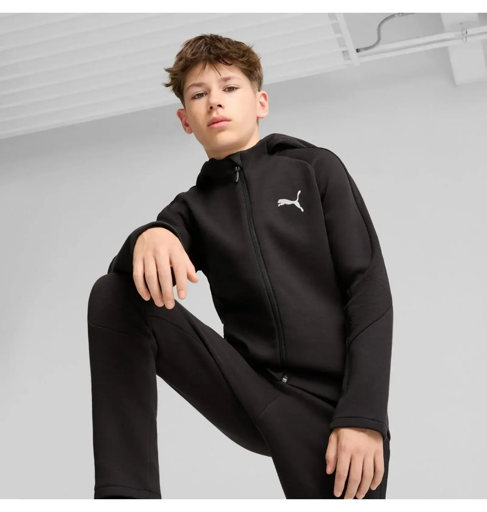 Спортивний костюм дитячий Puma Evostripe Black (681803-01__681804-01)
