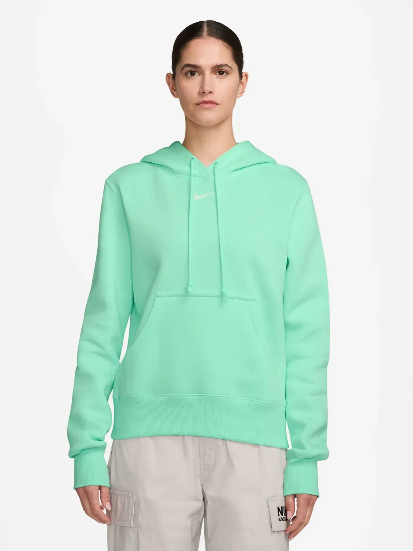 Кофта жіночі Nike W Nsw Phnx Flc Std Po Hoodie (HF6839-353)