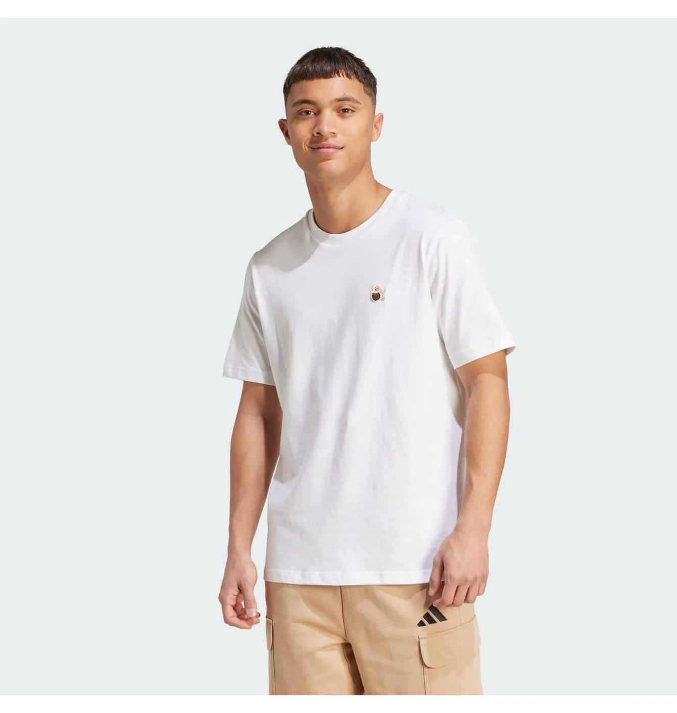 Футболка чоловіча Adidas M Dog T-Shirt White JZ7445