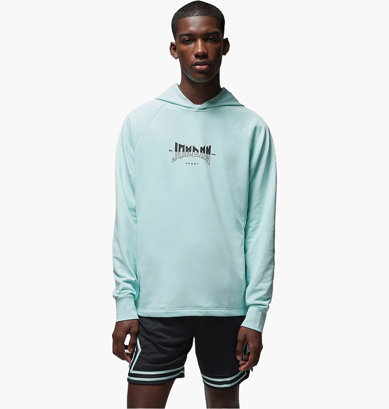 Худі Air Jordan Dri-Fit Sport Graphic Fleece Pullover Hoodie Light Blue