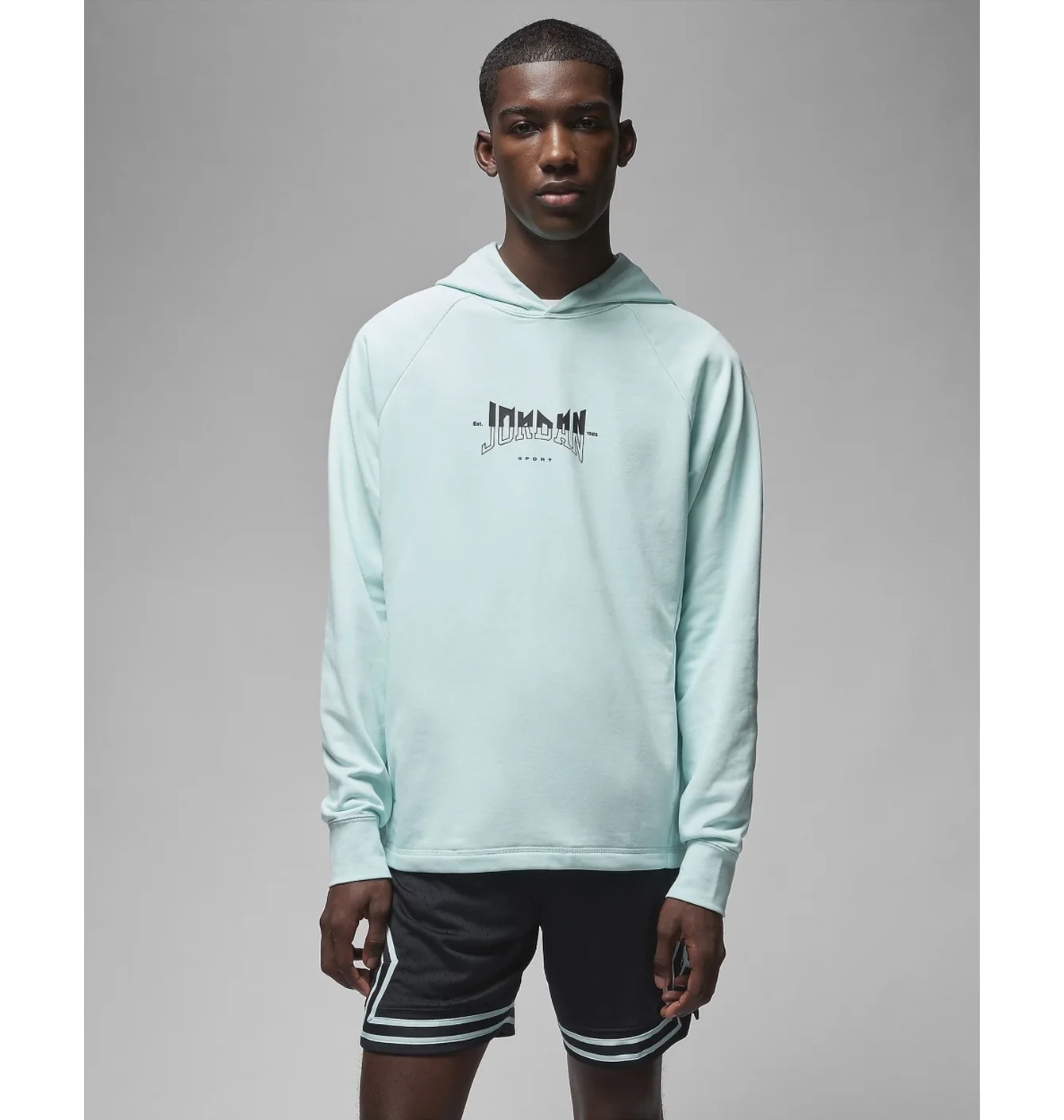 Худі Air Jordan Dri-Fit Sport Graphic Fleece Pullover Hoodie Light Blue