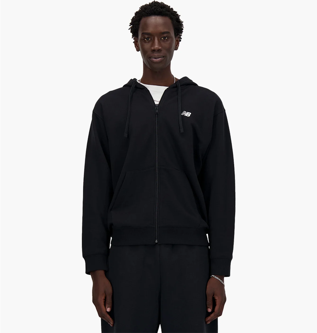 Толстовка чоловіча New Balance Full-Zip Black MJ41501BK
