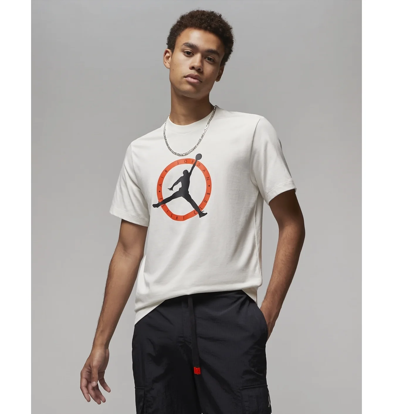 Футболка чоловіча Air Jordan Flight Mvp S T-Shirt White Dv8436-030