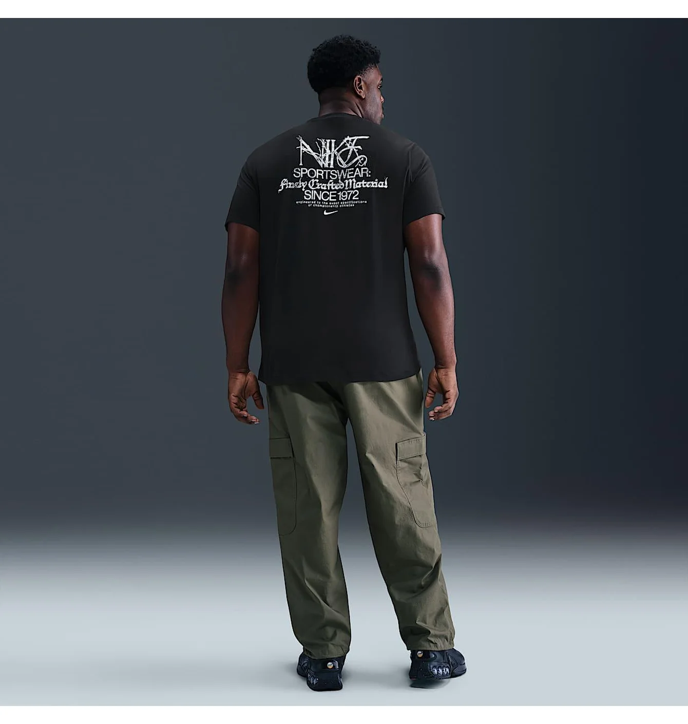 Футболка чоловіча Nike Sportswear Wings City T-Shirt Black HV0172-010