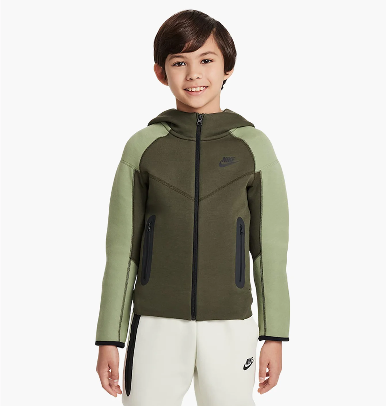 Толстовка дитяча Nike Nsw Club Flc Green/Olive FD3285-326