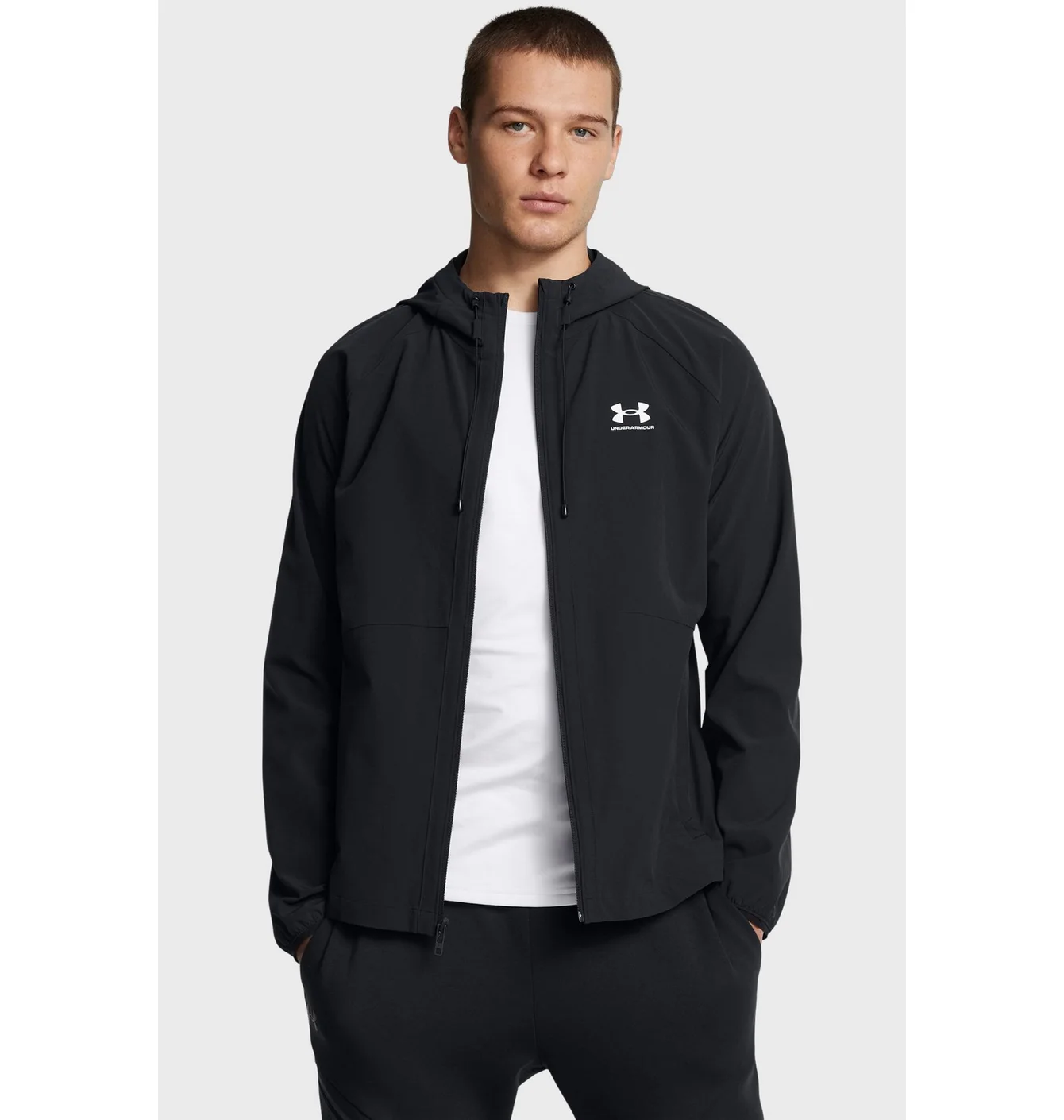 Вітровка чоловіча Under Armour Vibe Woven Jacket Black 6003001-001