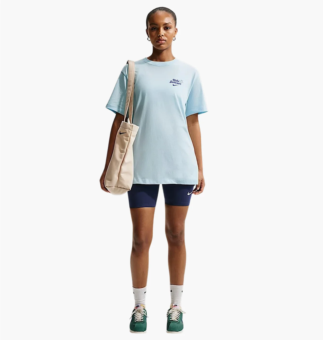 Футболка жіноча Nike Sportswear WomenS T-Shirt Blue IU9086-474