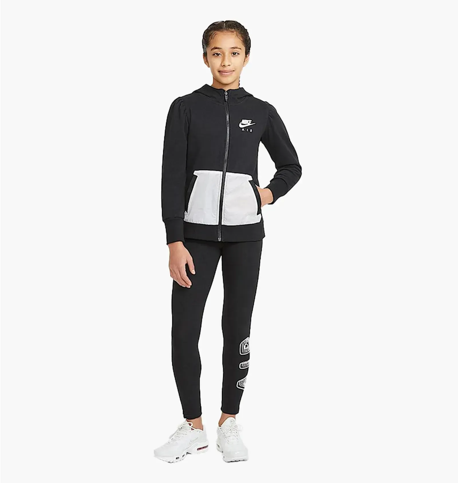 Спортивний костюм дитячий Nike Nsw Air Ft Fz Black (DA1179-010__DA1185-010)