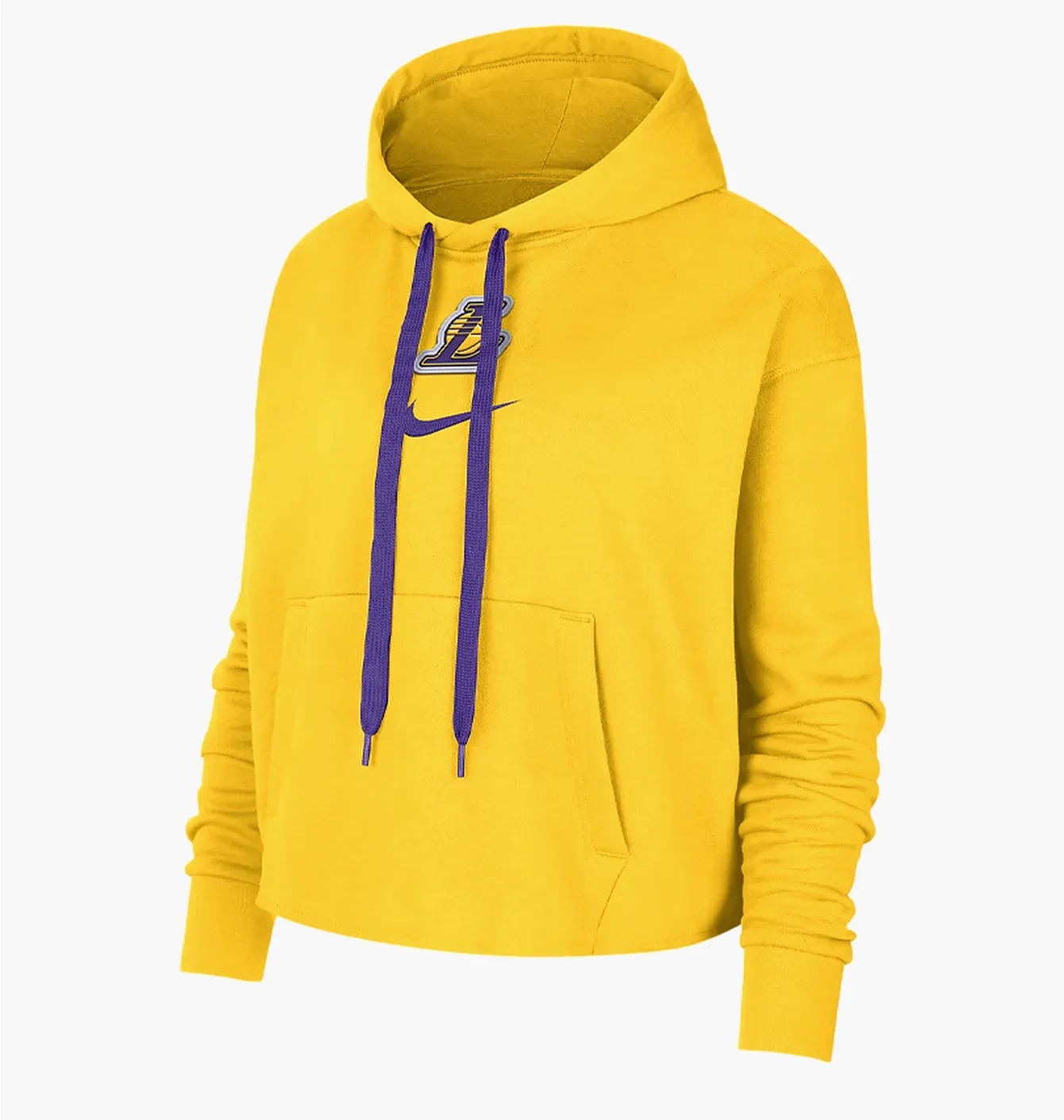 Худі жіноче Nike Los Angeles Lakers Courtside Yellow Dn4735-728