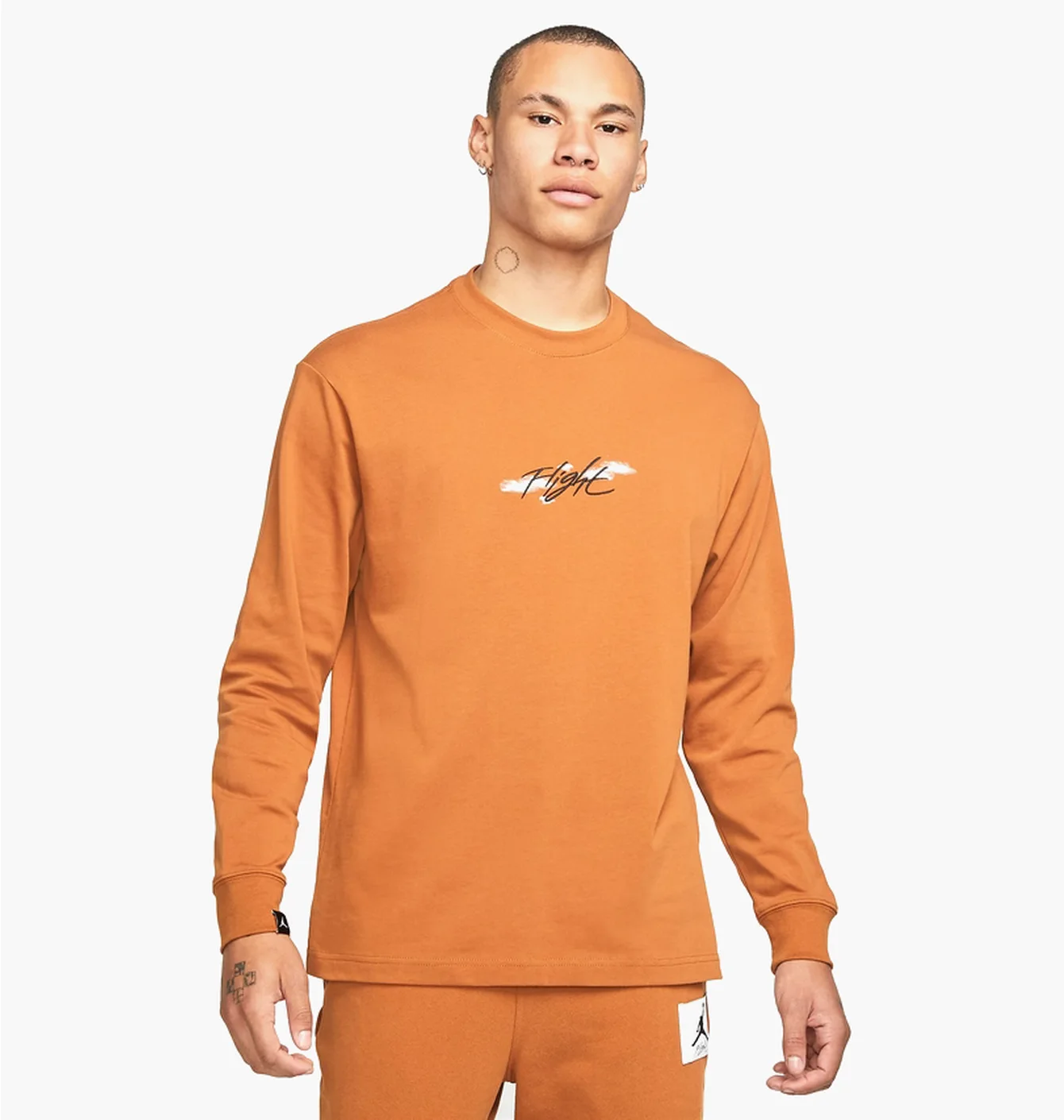 Лонгслів чоловічий Air Jordan Mens 85 Long-Sleeve T-Shirt Orange DH8962-241