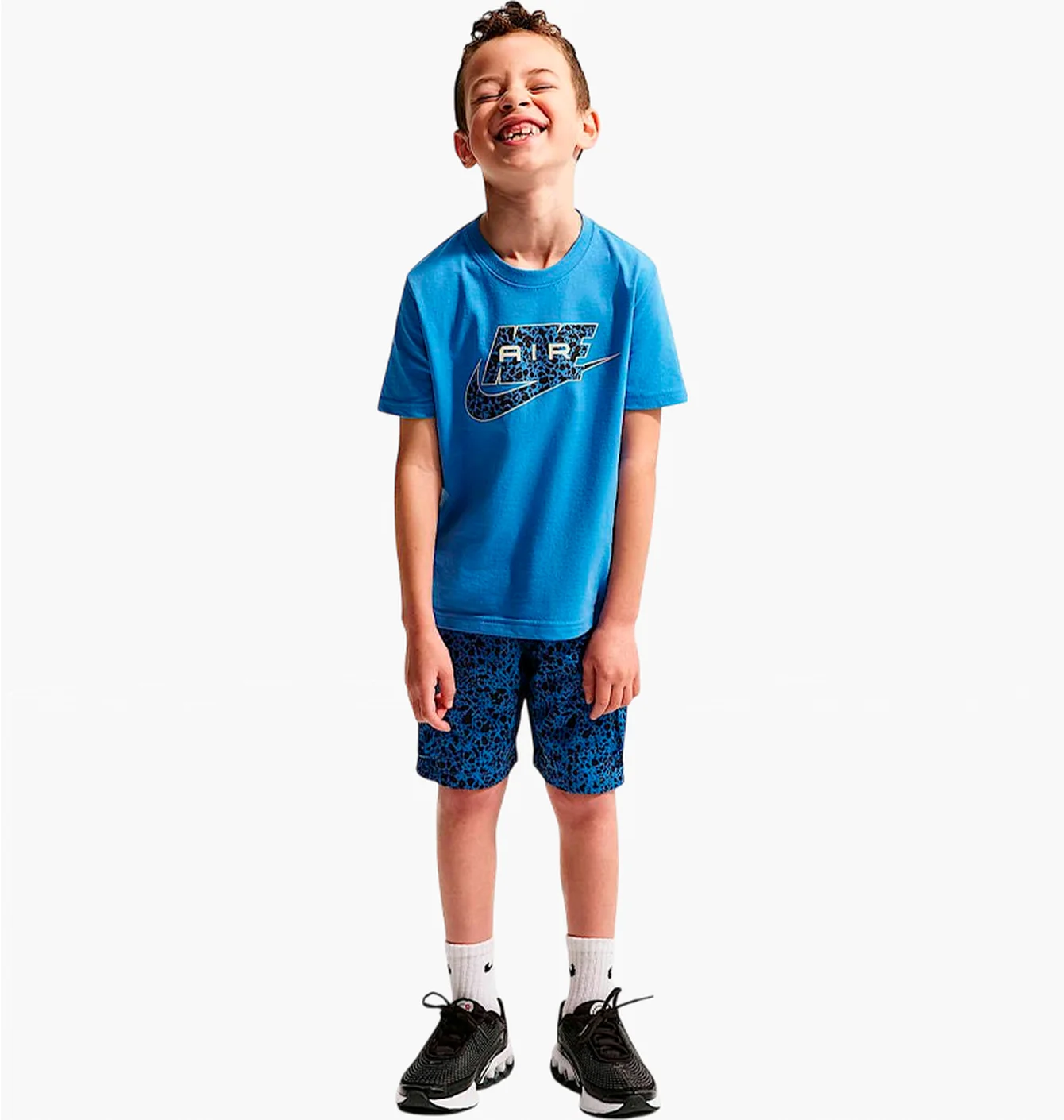 Набір: футболка, шорти Nike Dri-Fit Air Blue/Light Blue 86P001-UL2