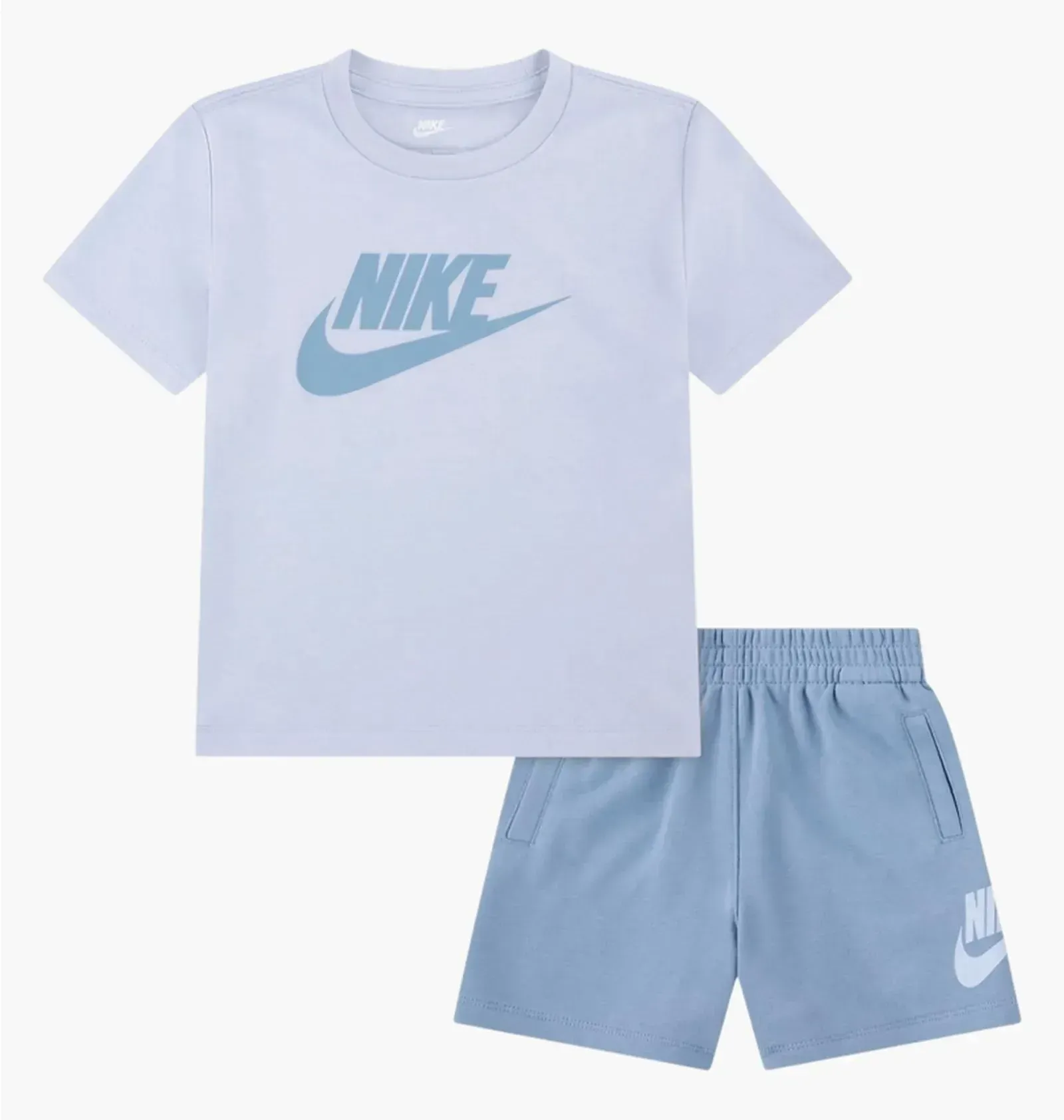 Спортивний костюм дитячий Nike Club Light Blue/Blue (86L596-U1T)