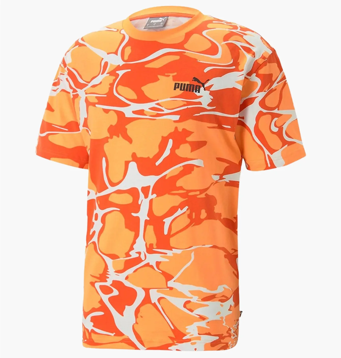 Футболка чоловіча Nike Clementine Summer Splash Aop T-Shirt Camo/Orange 677096-46