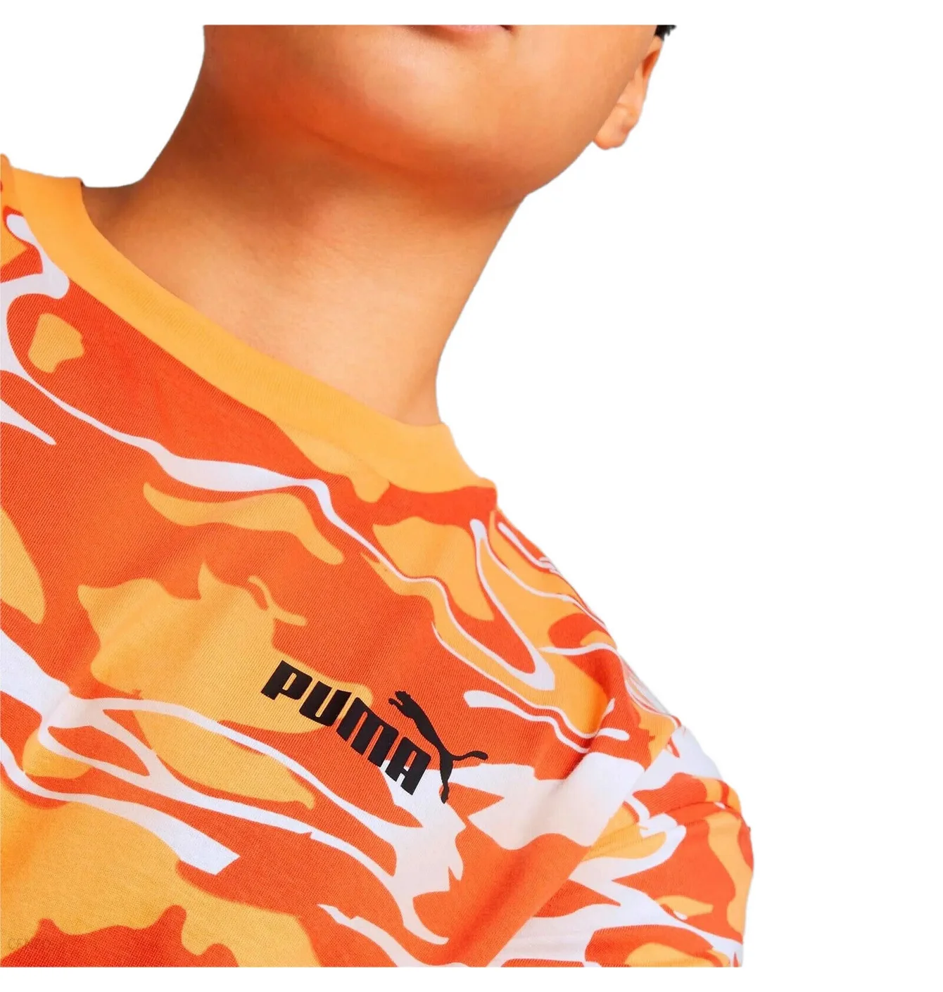 Футболка чоловіча Nike Clementine Summer Splash Aop T-Shirt Camo/Orange 677096-46