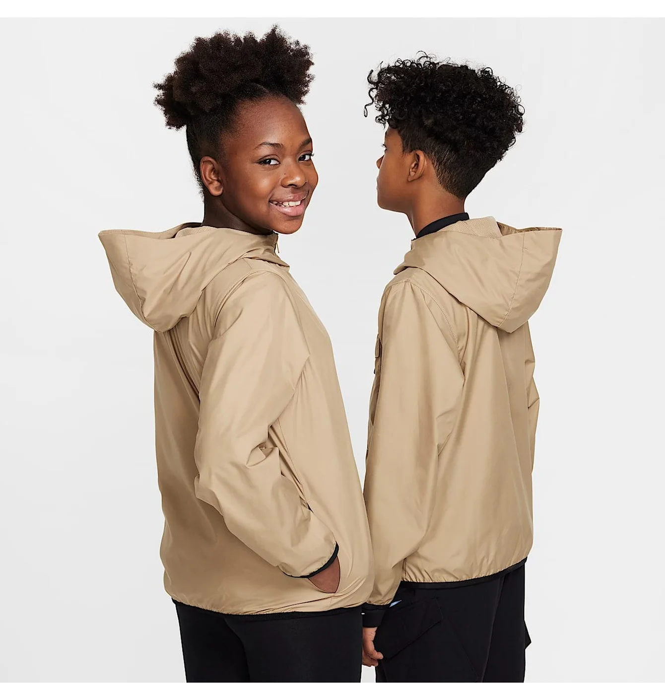 Анорак дитячий Nike Sportswear City Jacket Beige FZ4905-297