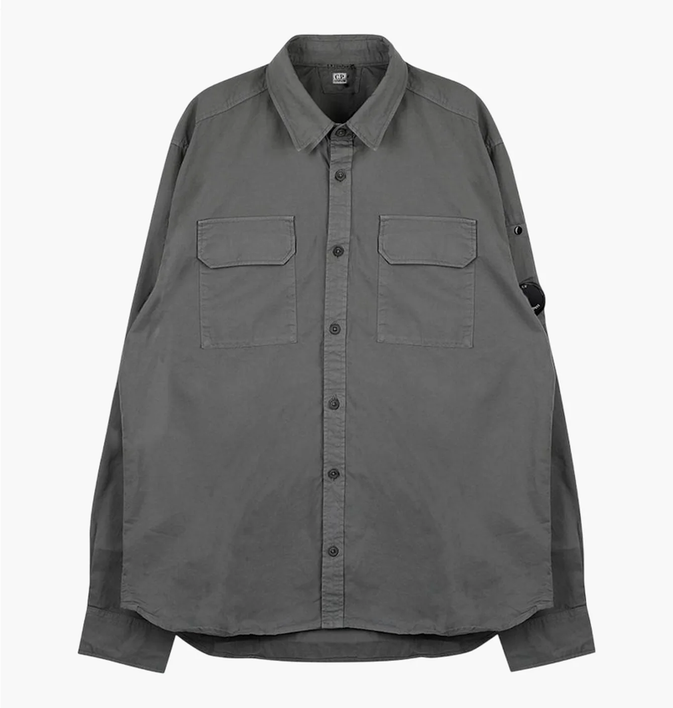 Сорочка чоловіча C.P. Company Organic Gabardine Lens Grey 18CMSH140A-110143G-935