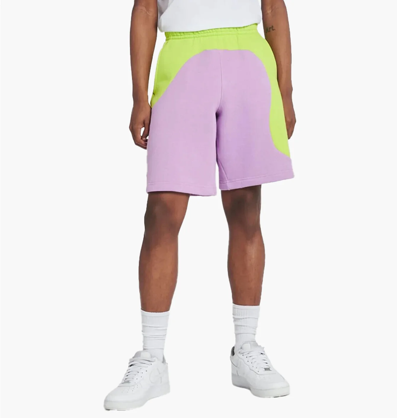 NIKE Men's CLUB FLEECE COLOR CLASH SHORTS