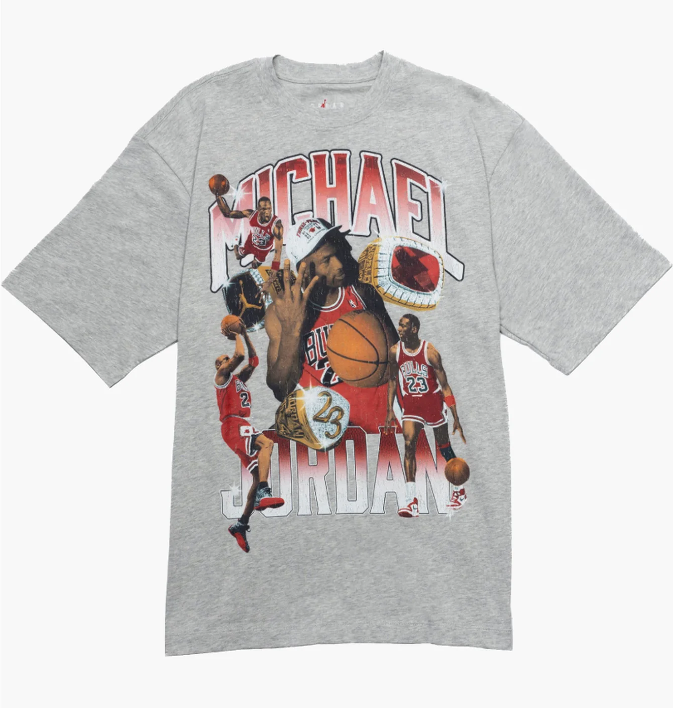 Jordan Tee Grey Big Logo