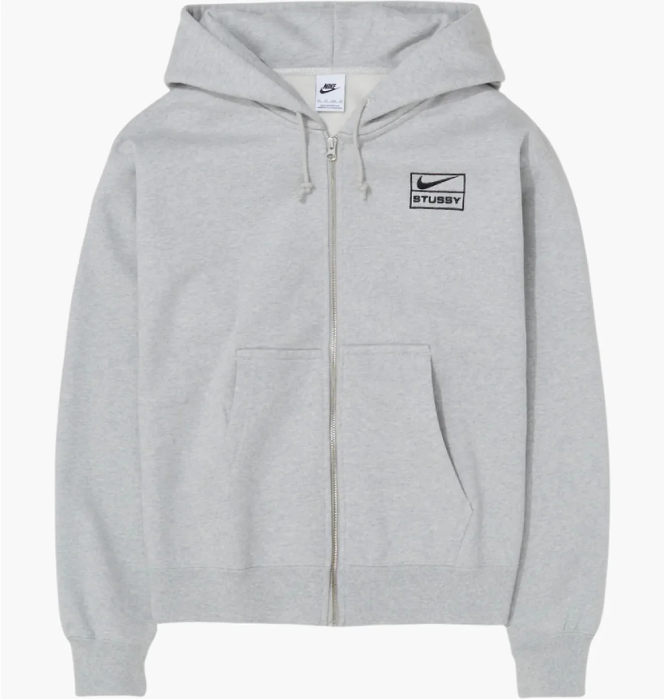 U NRG STUSSY FZ FLC HOODIE