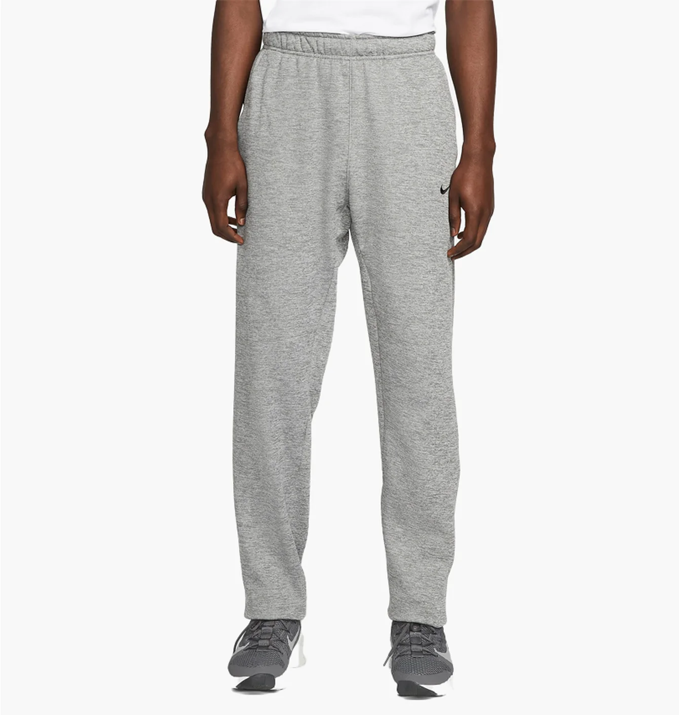 Штани чоловічі Nike Therma MenS Therma-Fit Open Hem Fitness Pants Grey DQ4856-063