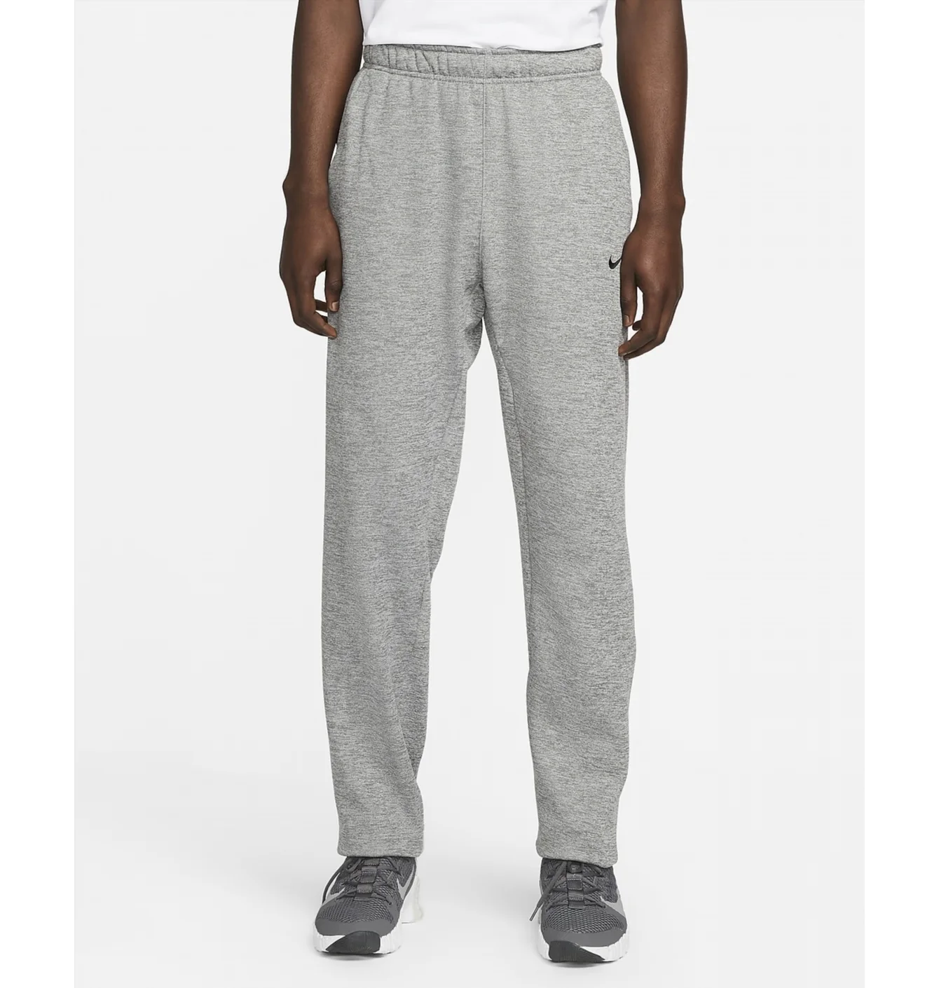 Штани чоловічі Nike Therma MenS Therma-Fit Open Hem Fitness Pants Grey DQ4856-063