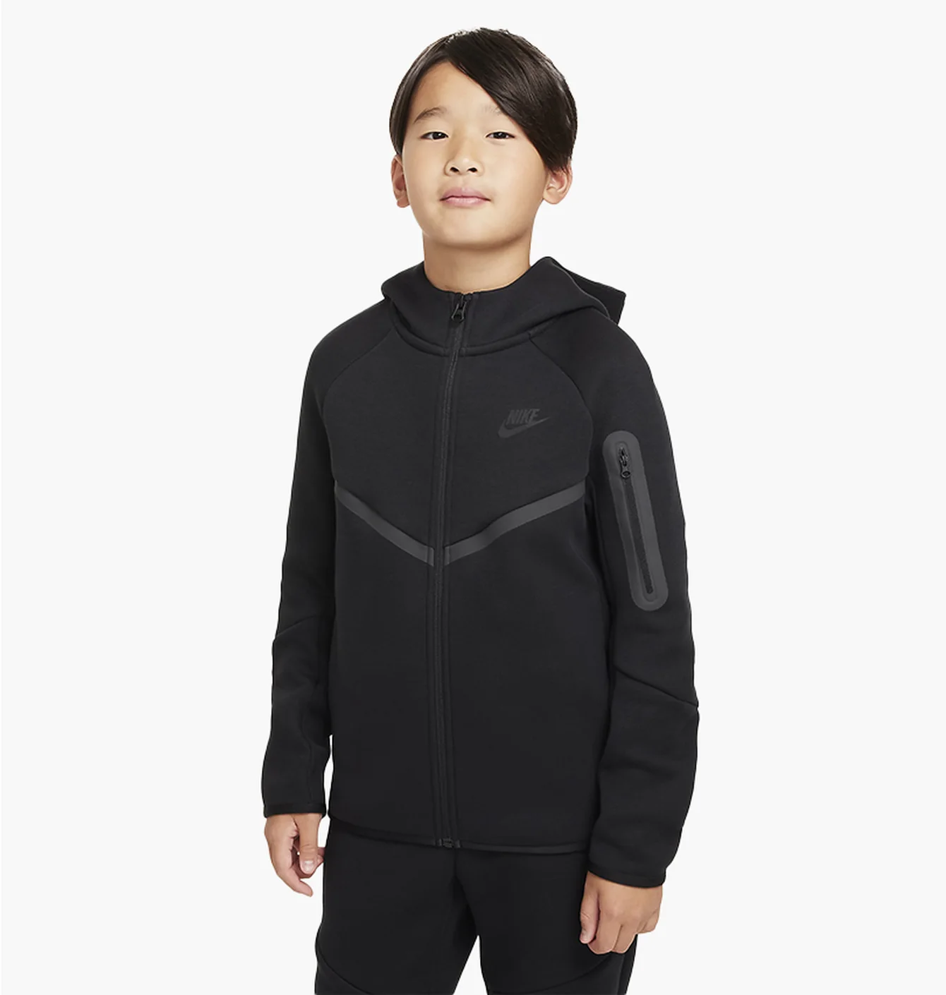 Толстовка дитяча Nike Tch Flc Black HV5867-010