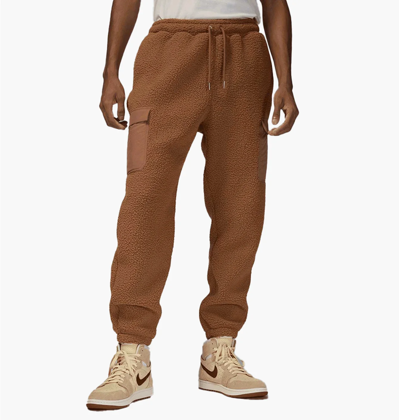 Air Jordan Flight Sherpa Brown