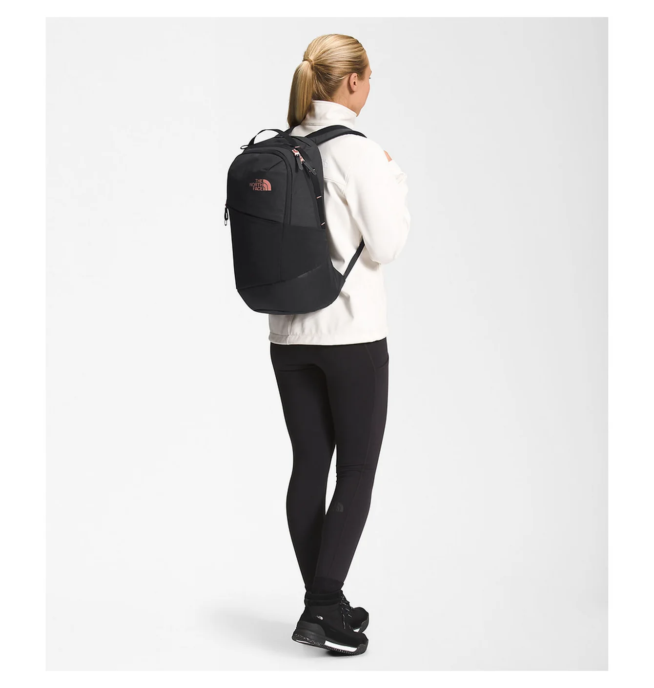 The North Face Isabella 3 TNF Black Light Heather/Burnt Coral Metallic-NPF