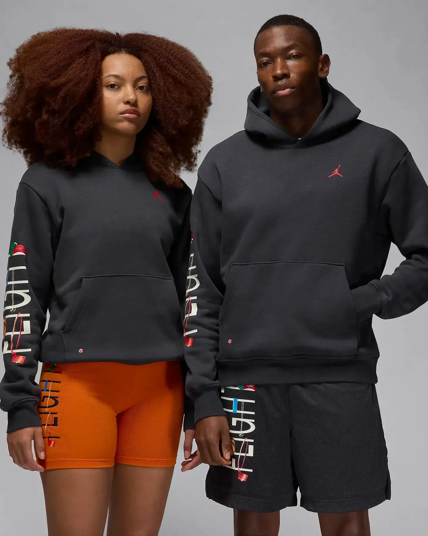 Jordan Hoodie Grafit BIG Foot