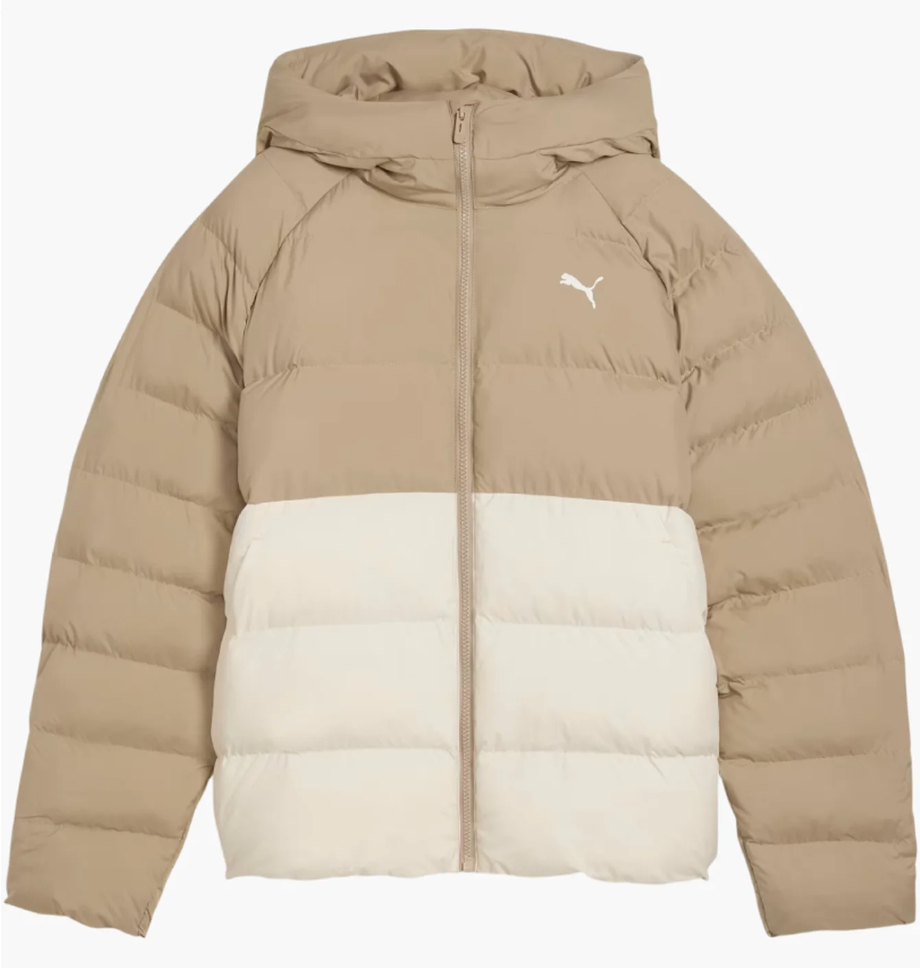 Пуховик жіночий Puma Mono Beige/White 688385-87