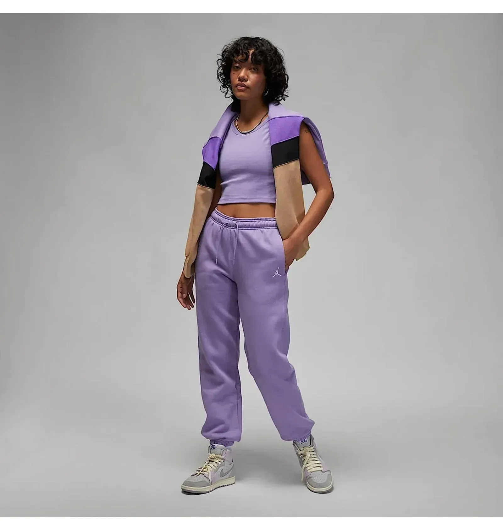 Спортивний костюм жіночий Jordan Brooklyn Fleece Violet (FN4488-500__FN4494-500)