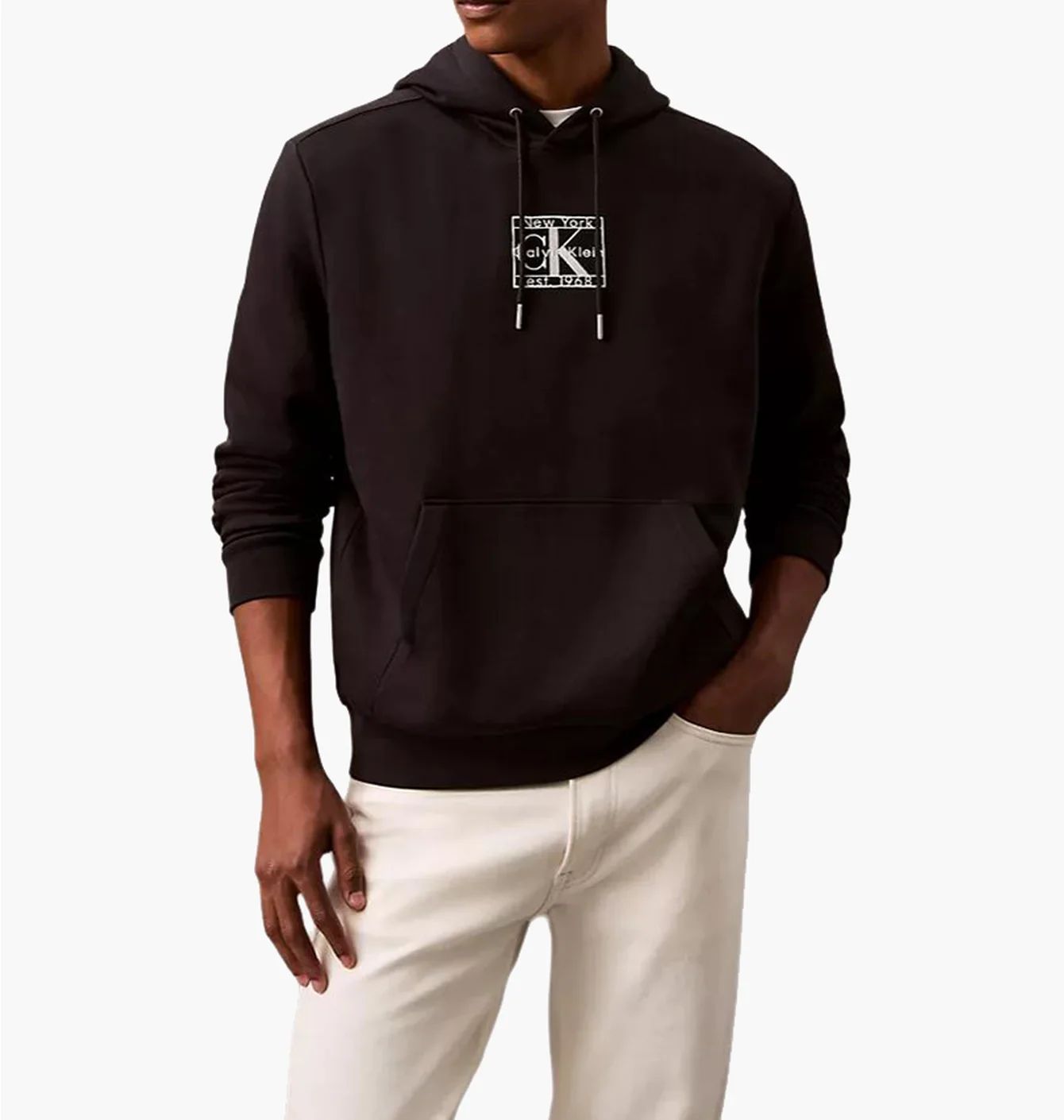 Худі чоловіче Calvin Klein Hoodie Black 40EM842-001