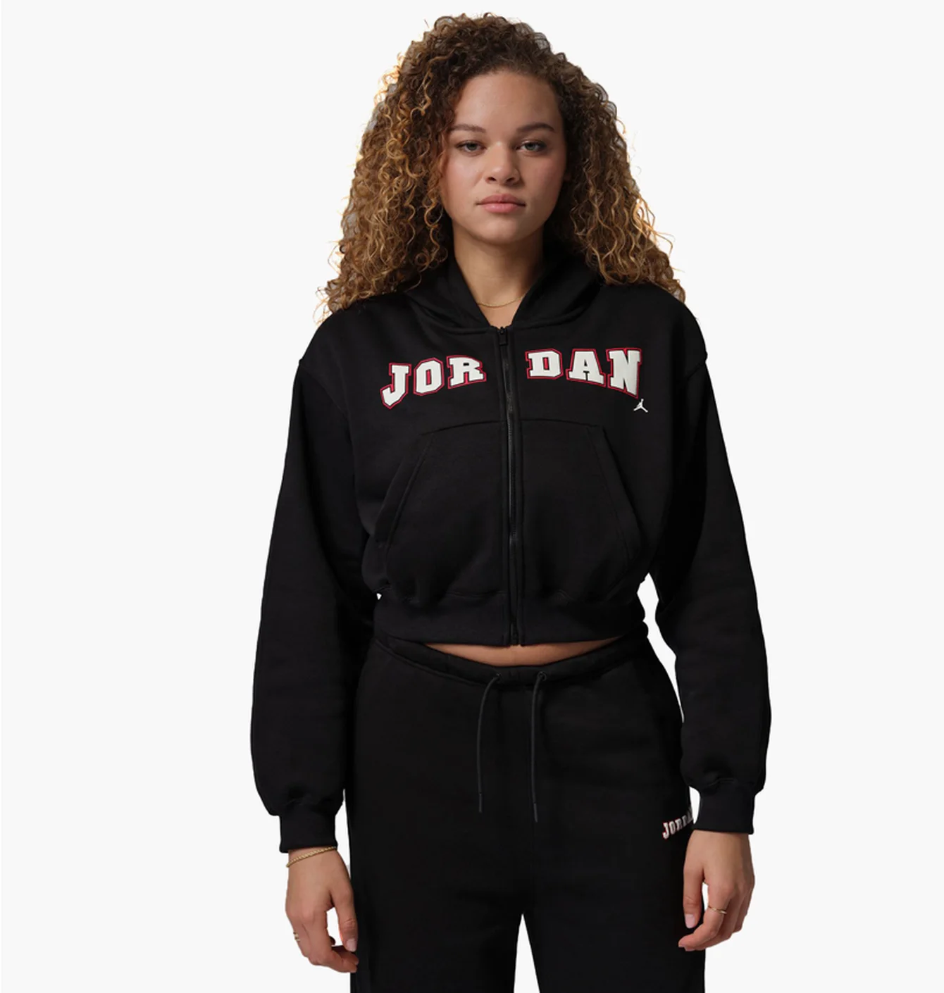 Толстовка жіноча Air Jordan W J Brk Flc Fz Mod Crp Jd Black IO1074-010