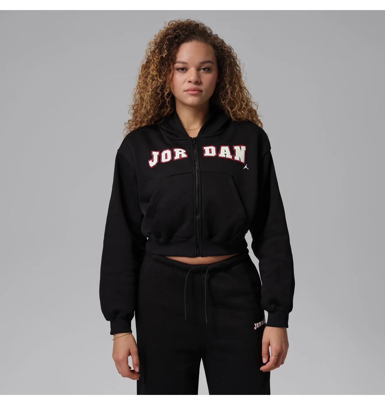 Толстовка жіноча Air Jordan W J Brk Flc Fz Mod Crp Jd Black IO1074-010