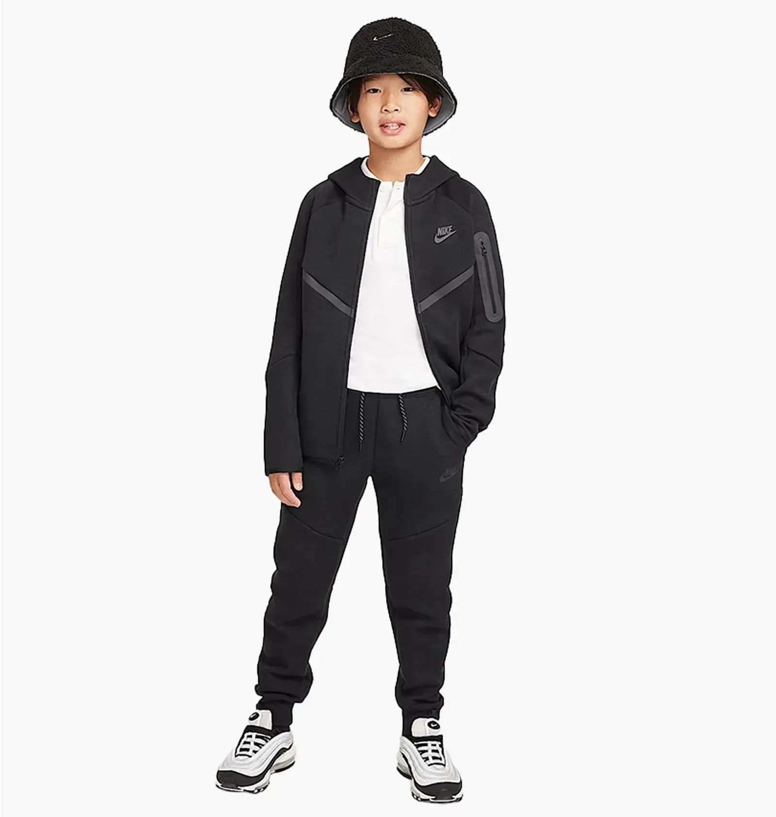 Спортивний костюм дитячий Nike Tech Fleece Black (HV5867-010__HV5869-010)