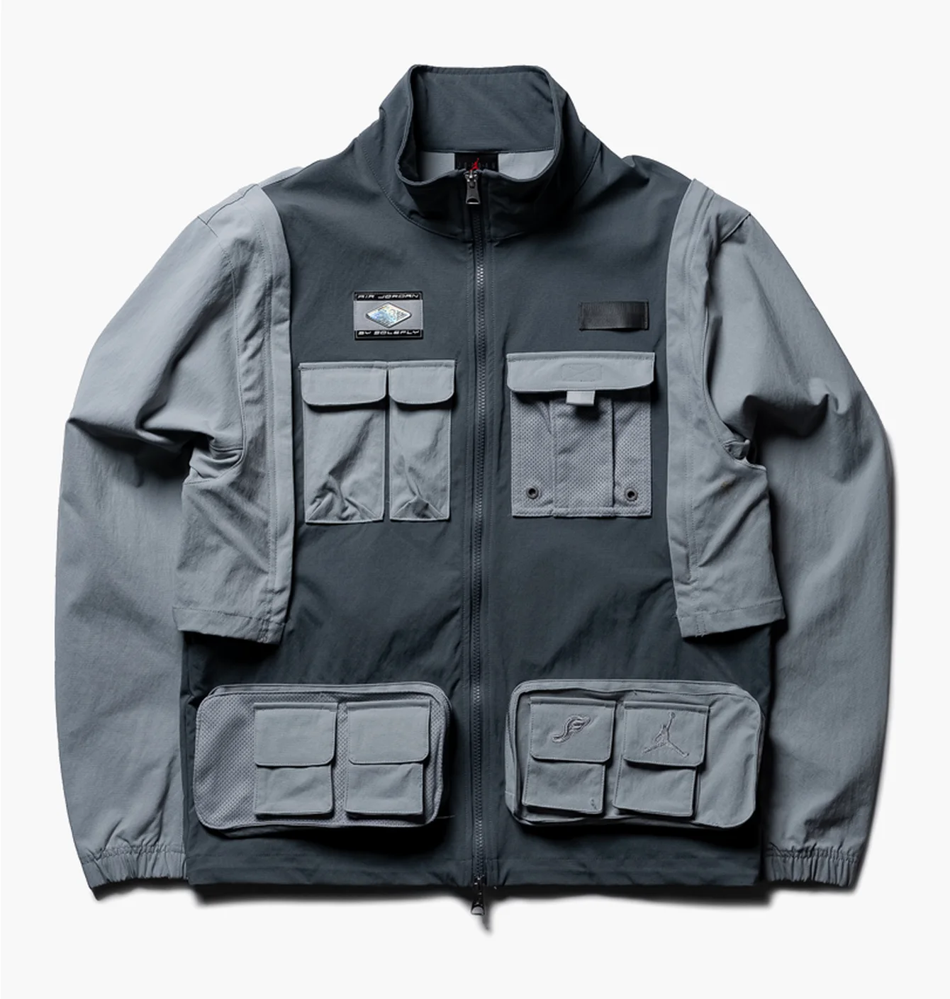 AIR JORDAN X SOLEFLY JACKET GREY