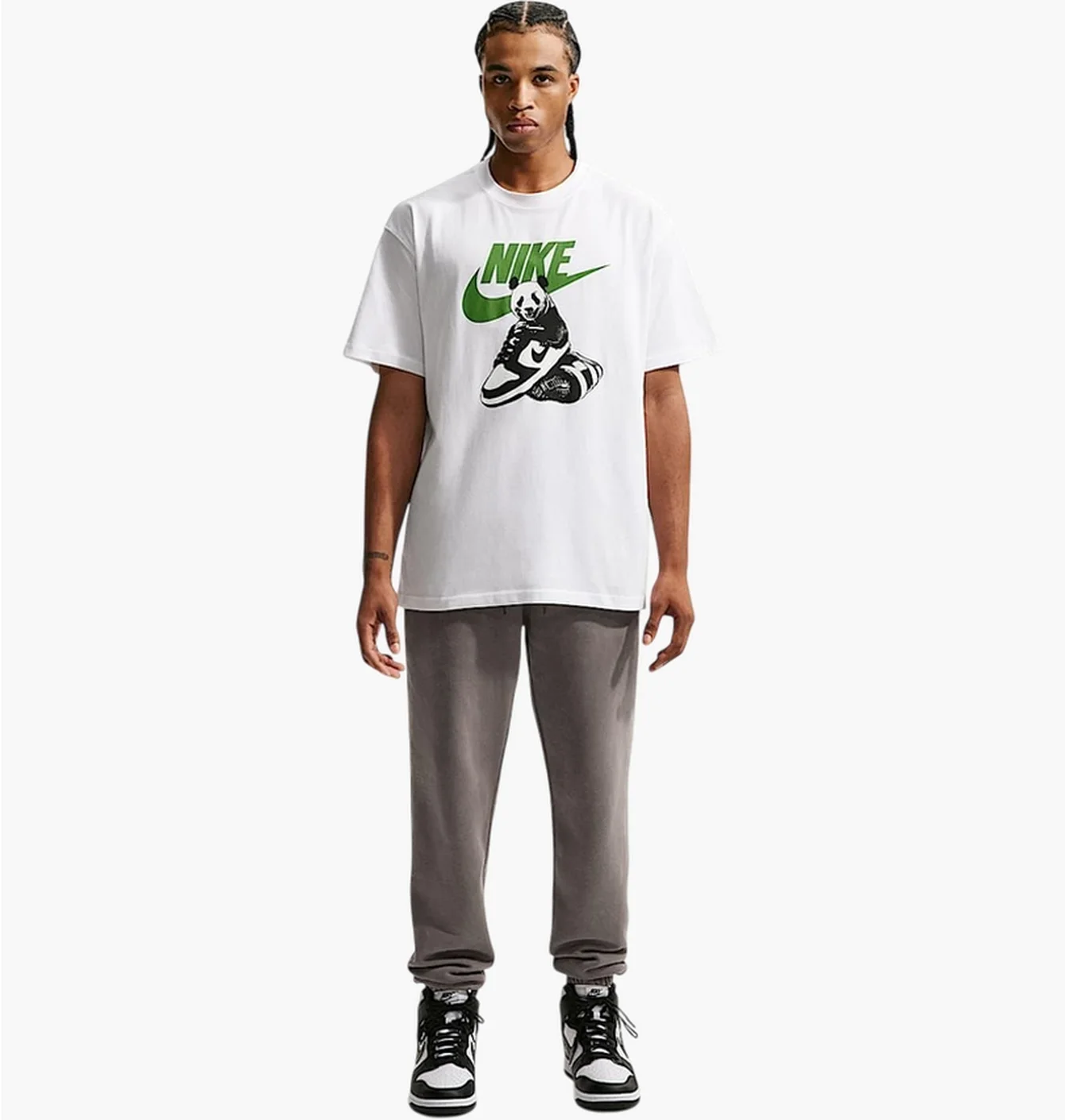 Штани чоловічі Nike Sportswear Club Washed Cuffed Fleece Grey IQ1218-289